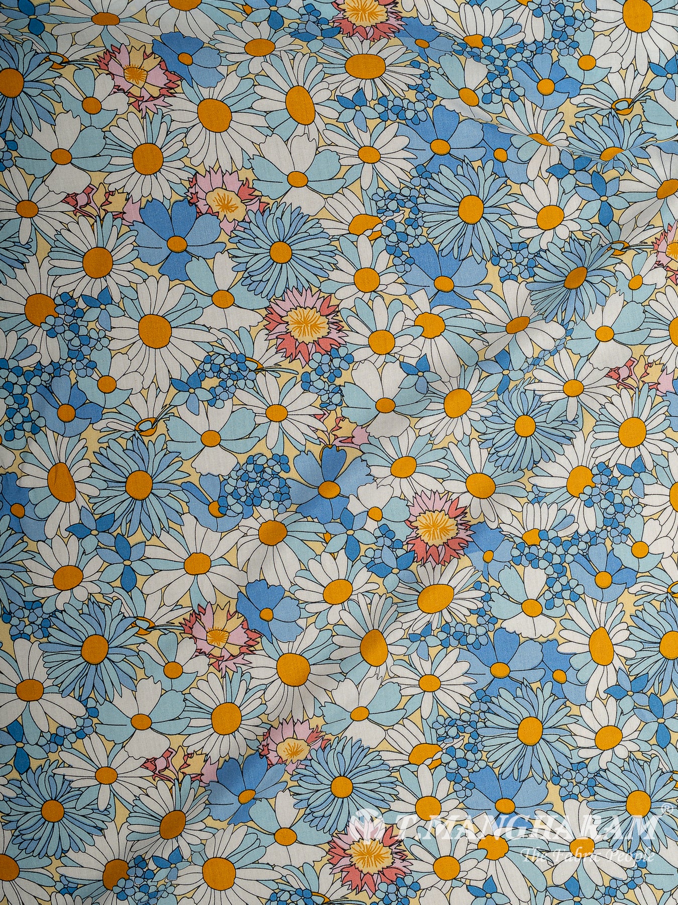Multicolor Cotton Fabric - EC8738