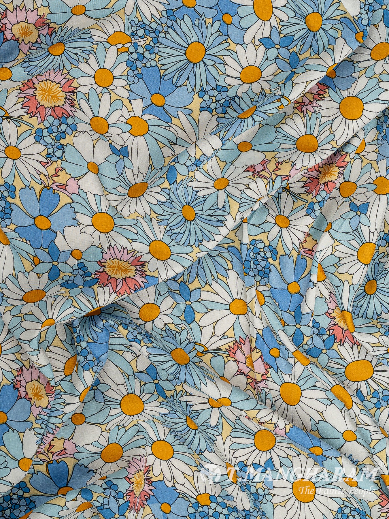 Multicolor Cotton Fabric - EC8738