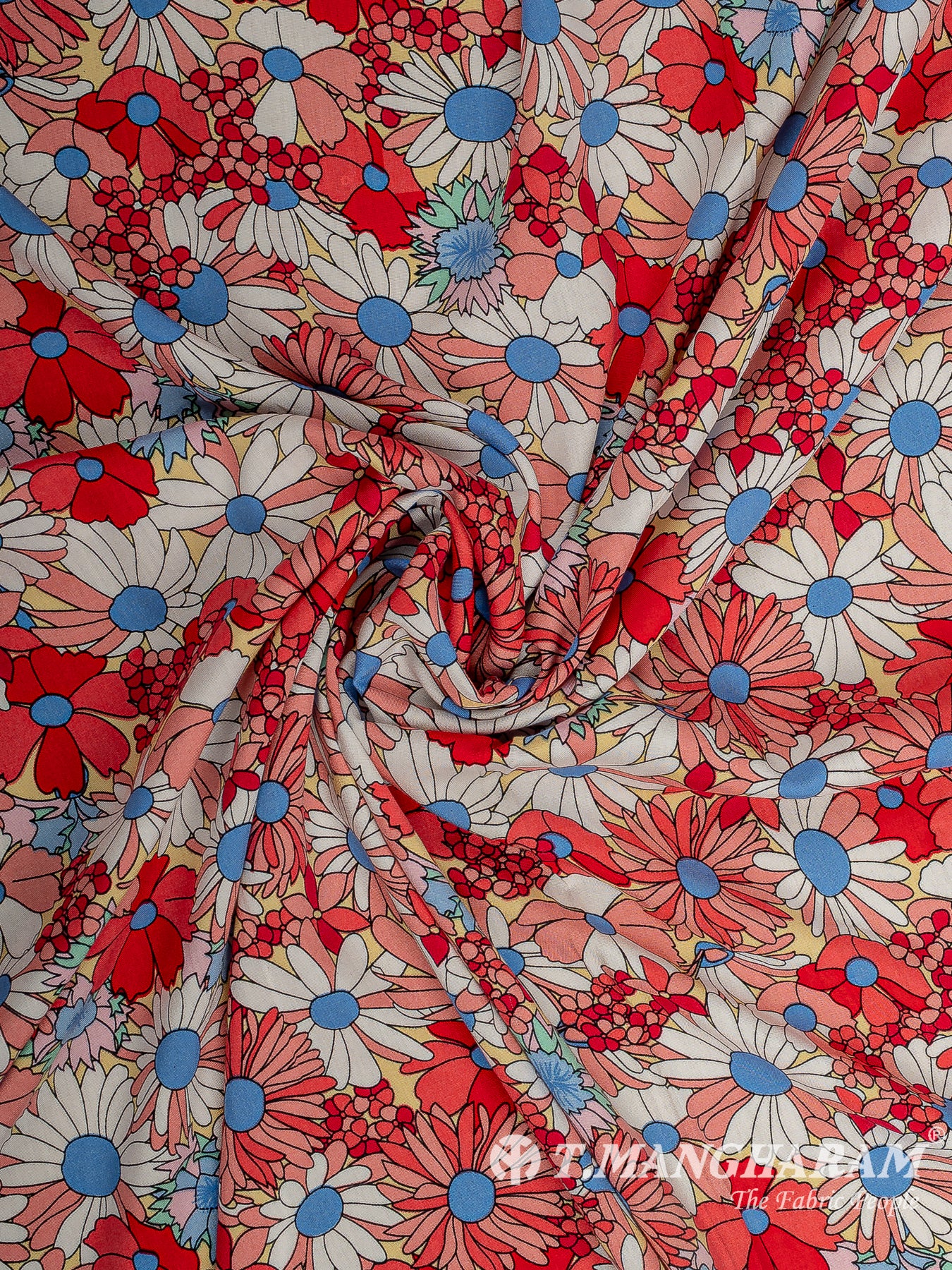 Multicolor Cotton Fabric - EC8735