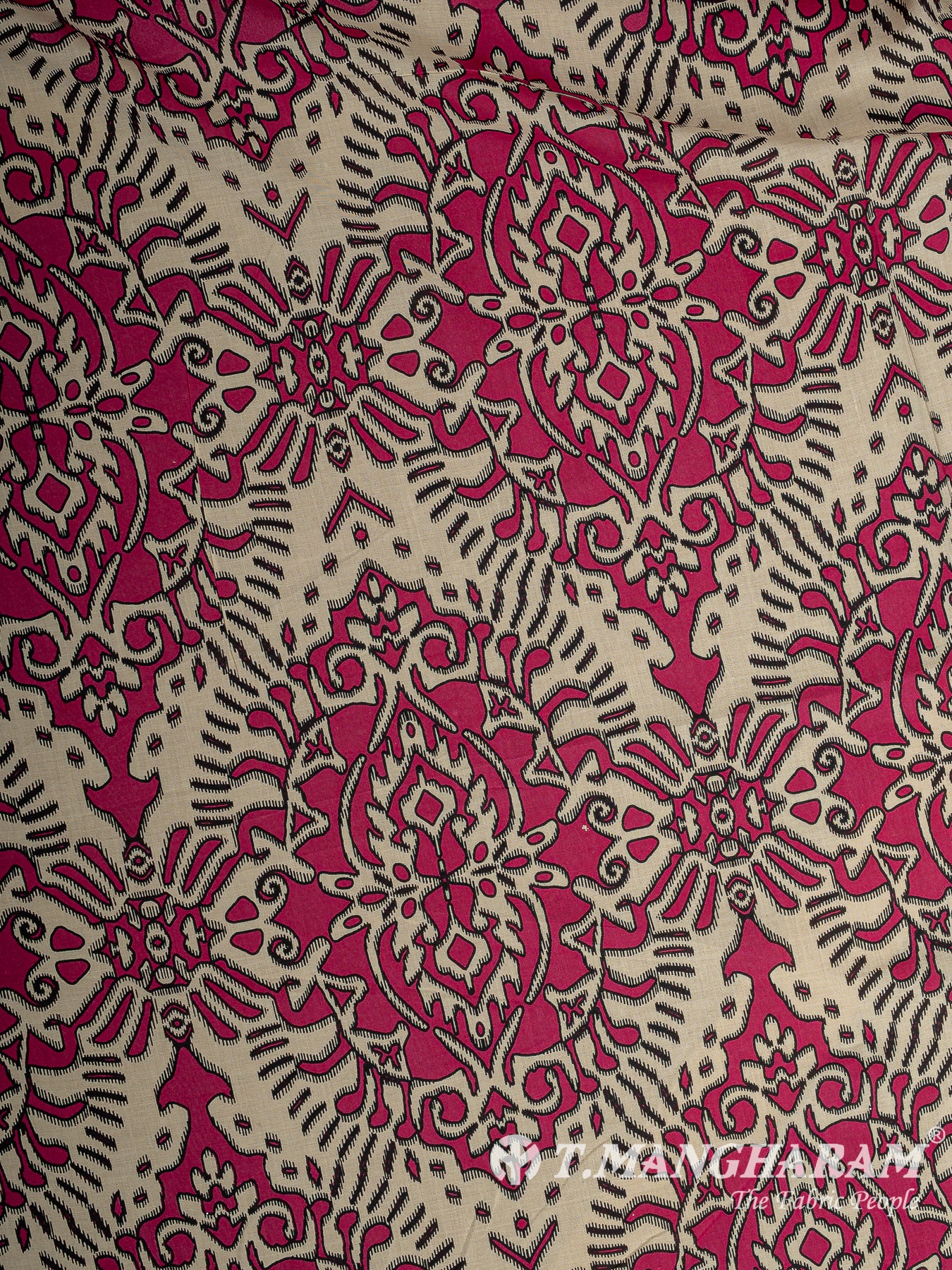 Beige Cotton Fabric - EC9421