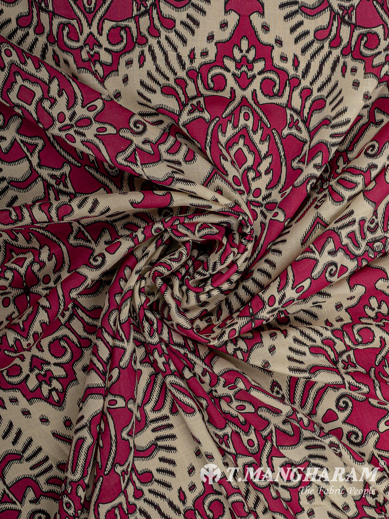 Beige Cotton Fabric - EC9421