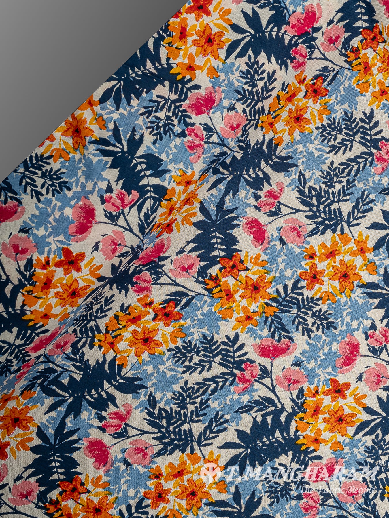 Cream Cotton Fabric - EC9415