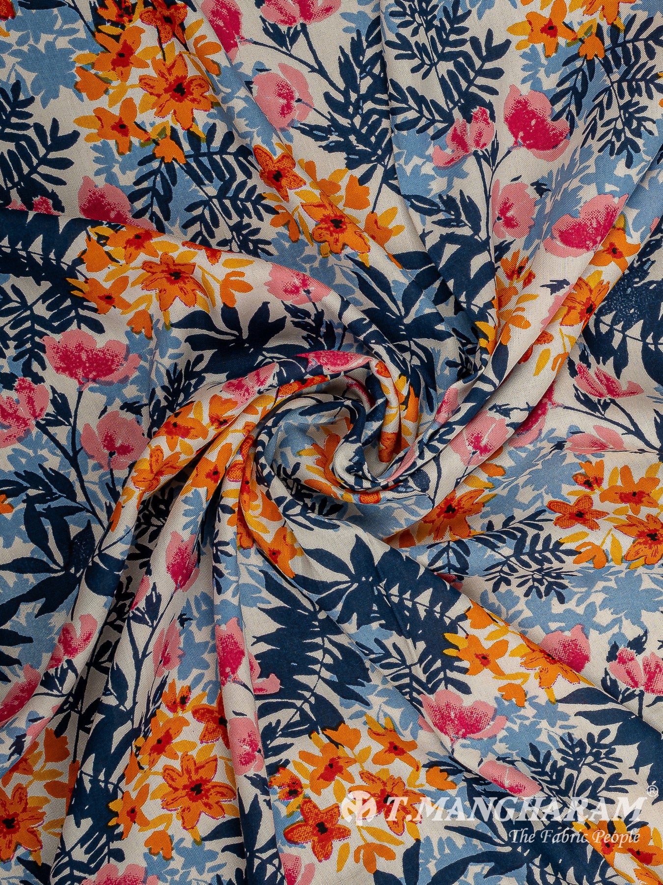 Cream Cotton Fabric - EC9415