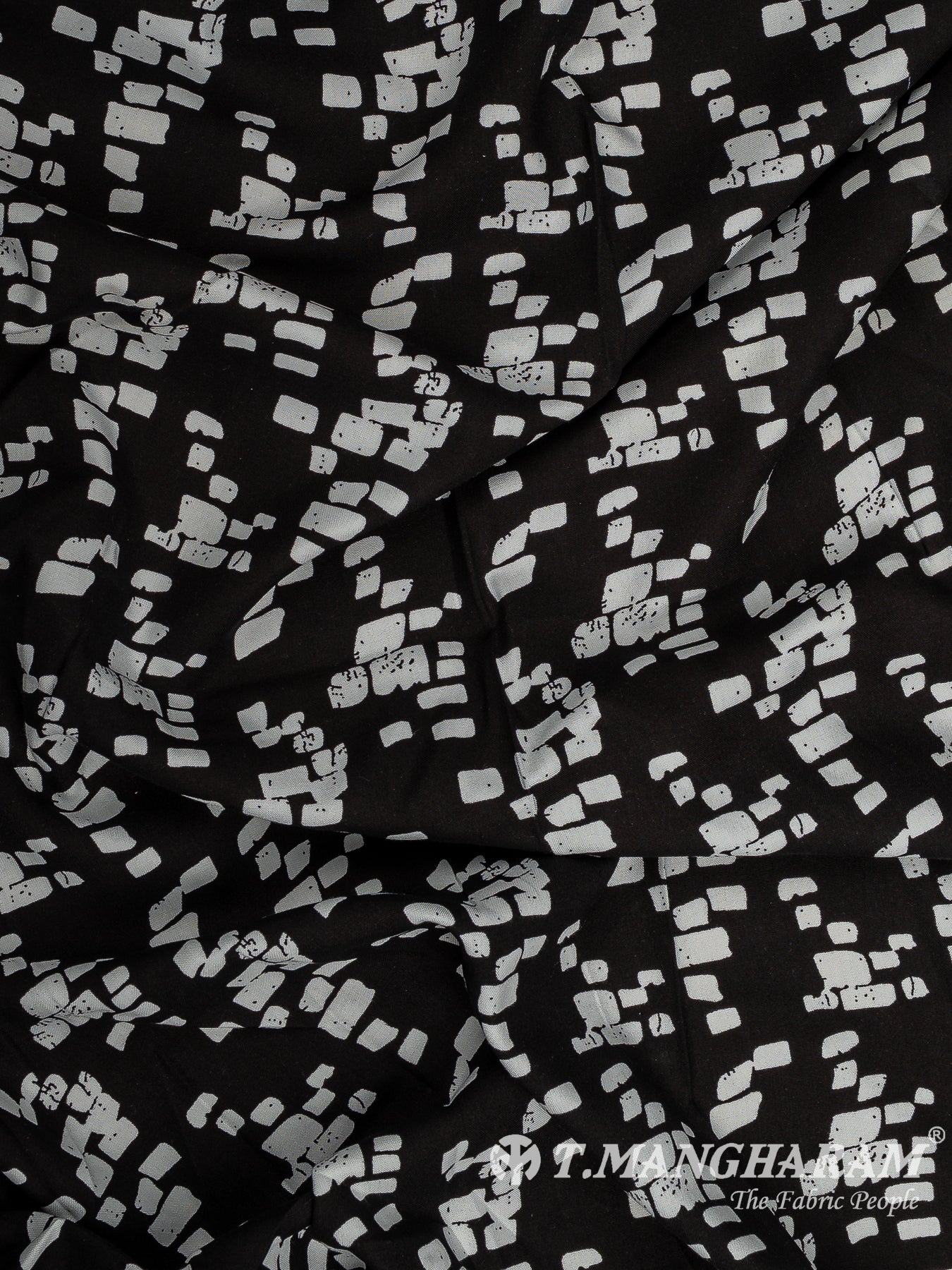 Black Cotton Fabric - EB8366