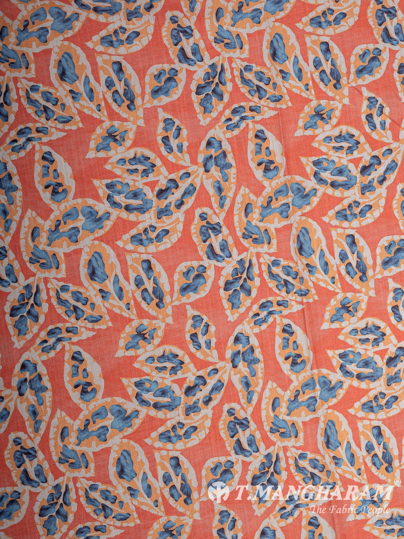 Peach Cotton Fabric - EC2204