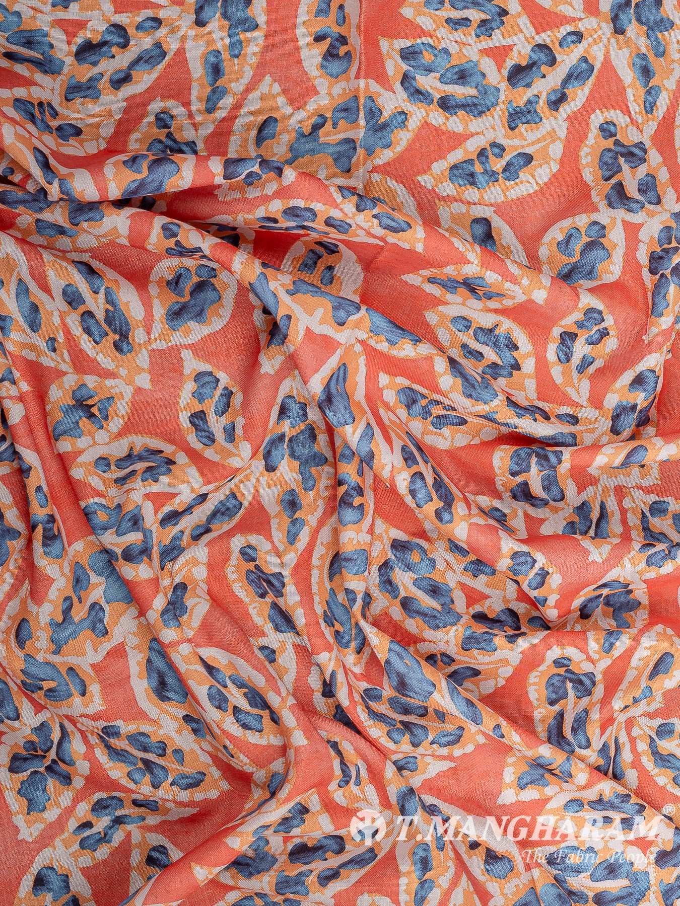 Peach Cotton Fabric - EC2204
