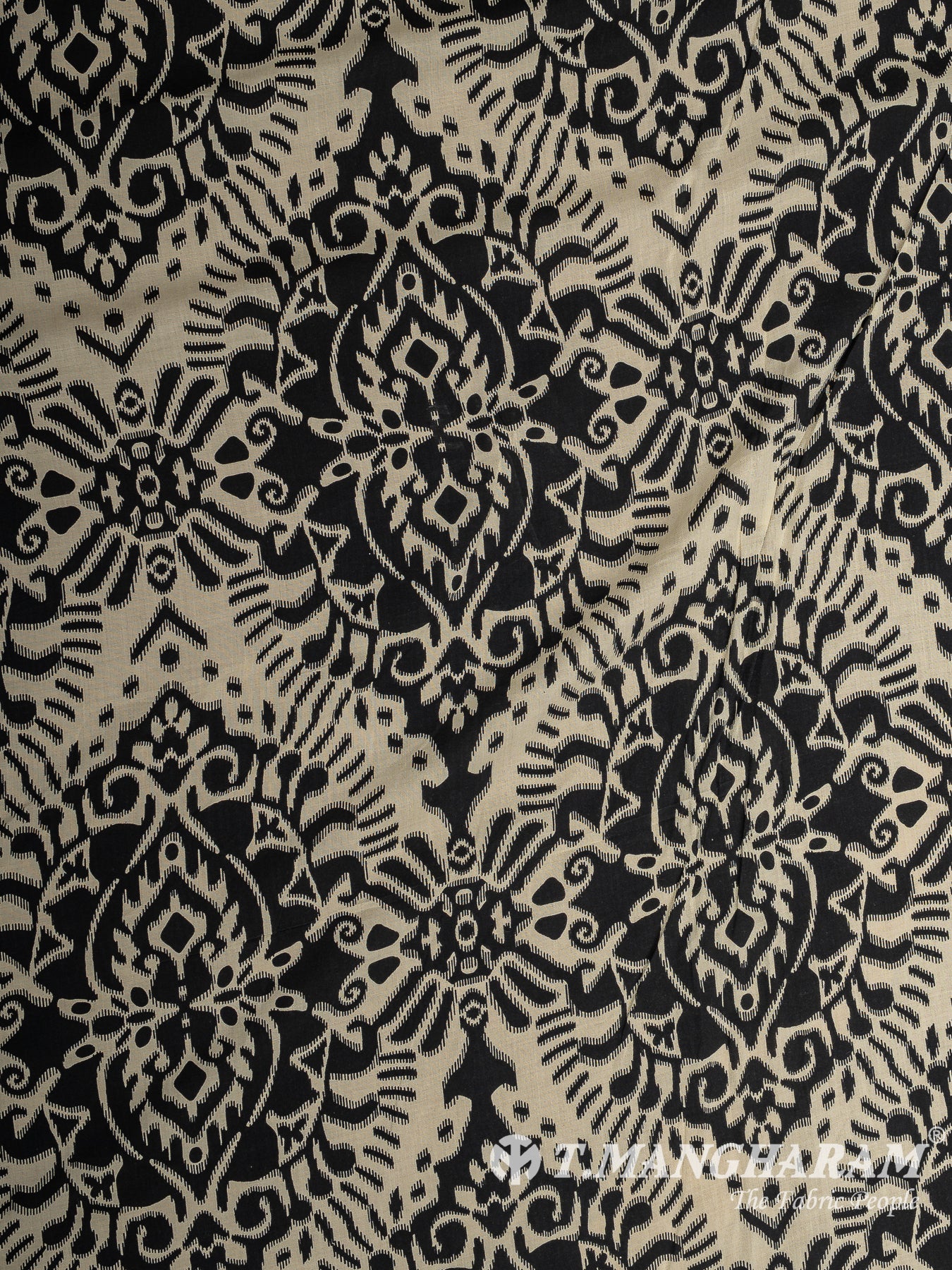 Beige Cotton Fabric - EC9419