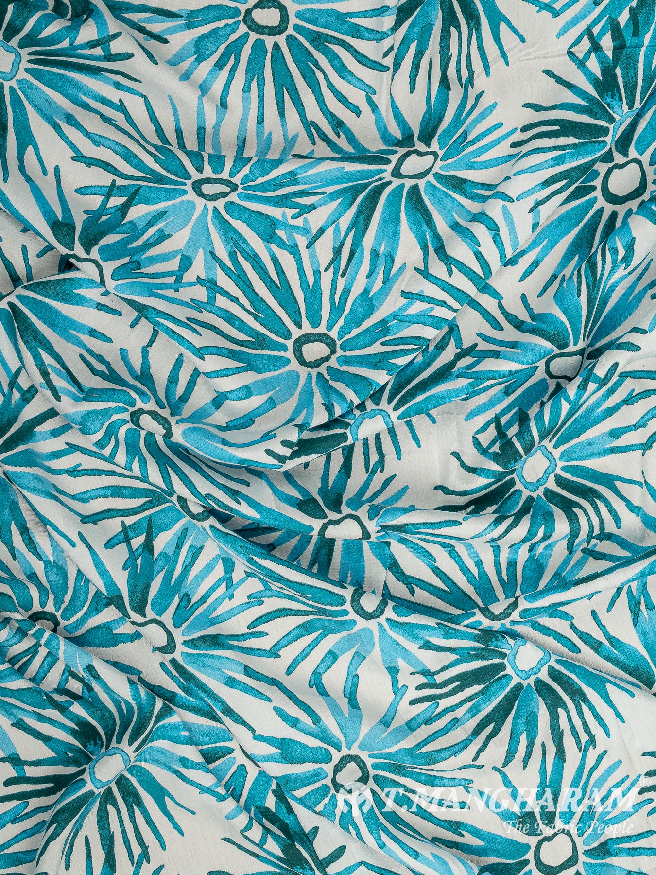 White Cotton Fabric - EC8731
