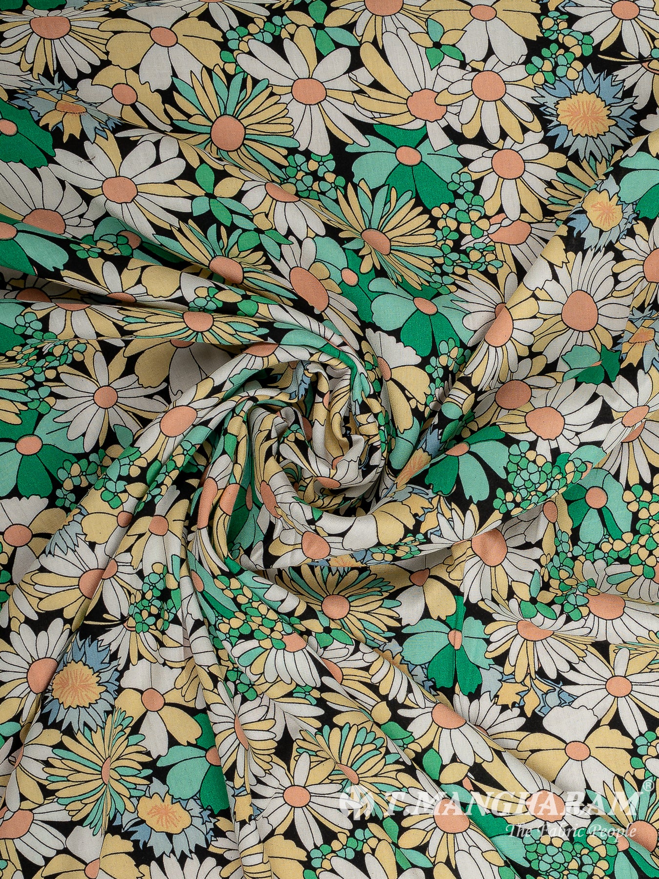 Multicolor Cotton Fabric - EC8744