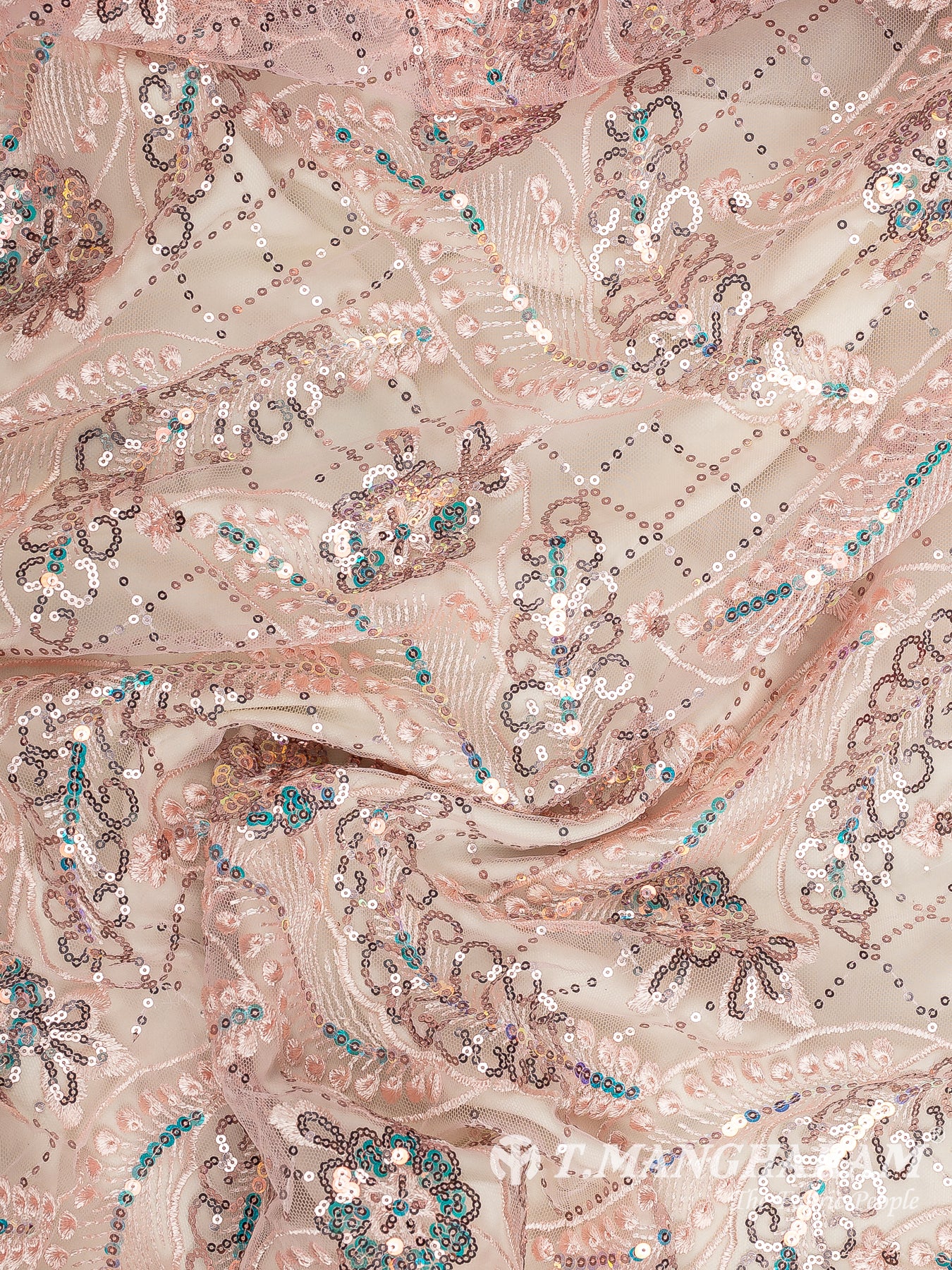 Pink Fancy Net Fabric - EB9497