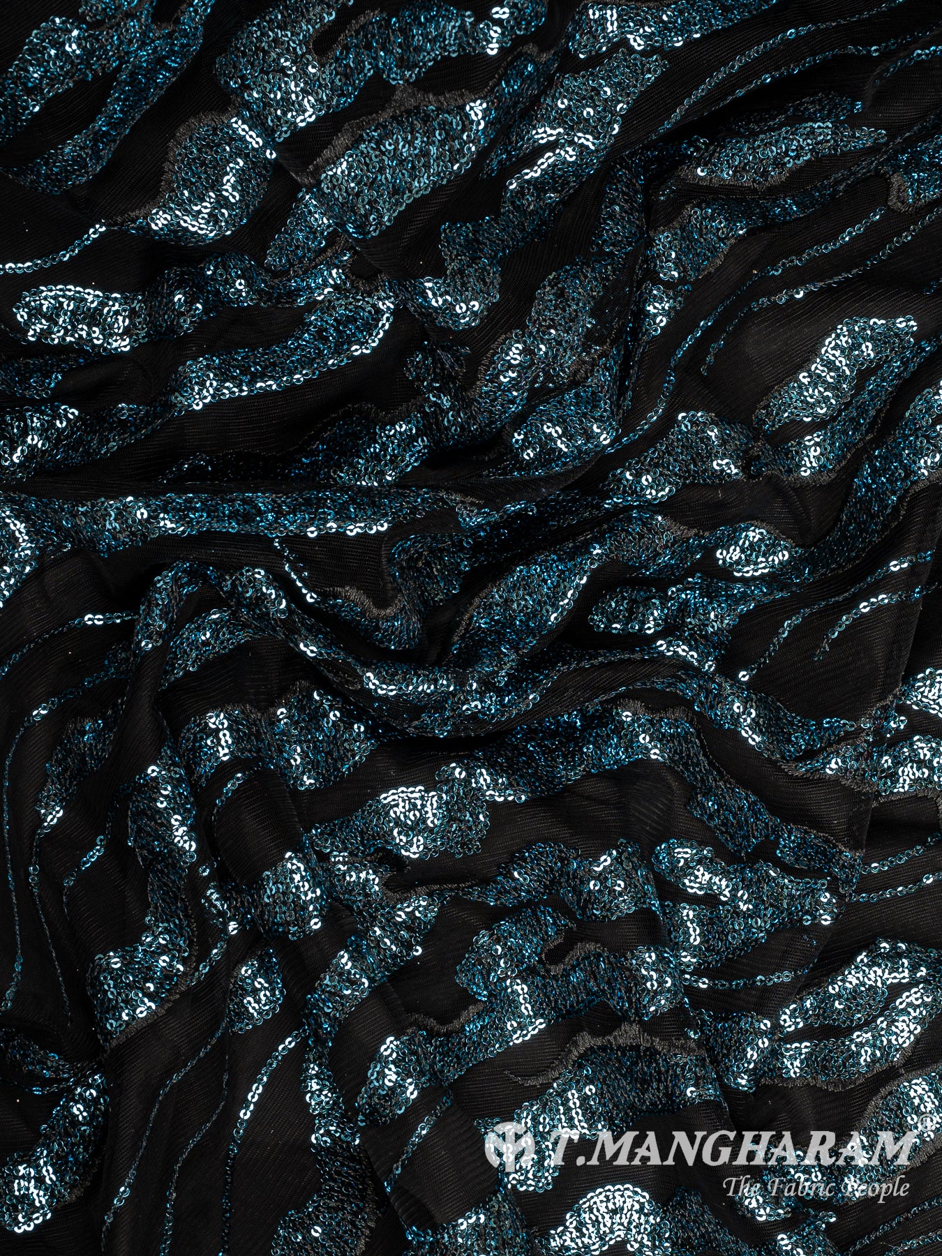 Green Fancy Net Fabric - EB9699