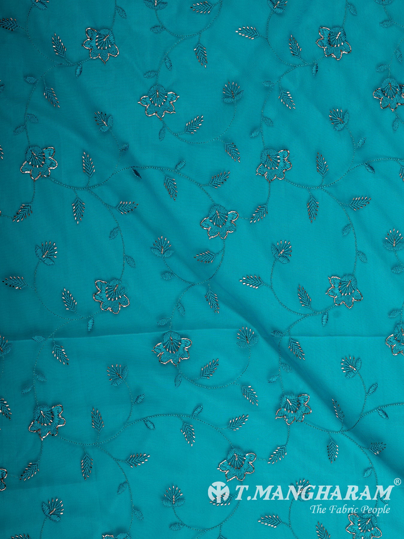 Blue Fancy Net Fabric - EB9510