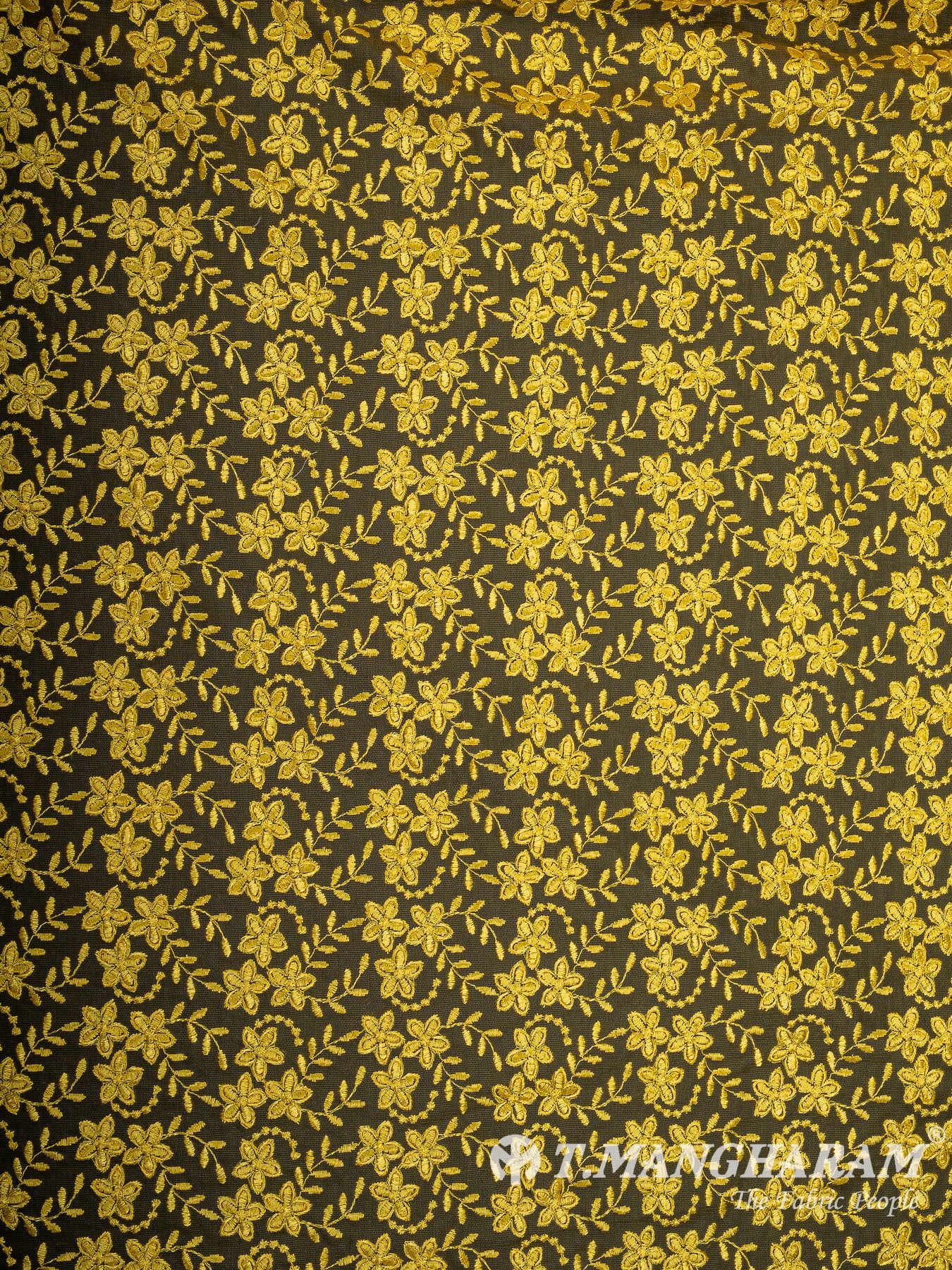 Yellow Net Fabric - EB9922