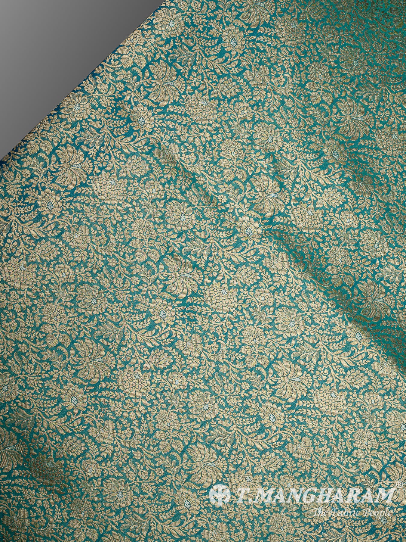 Blue Banaras Fabric - EB9864
