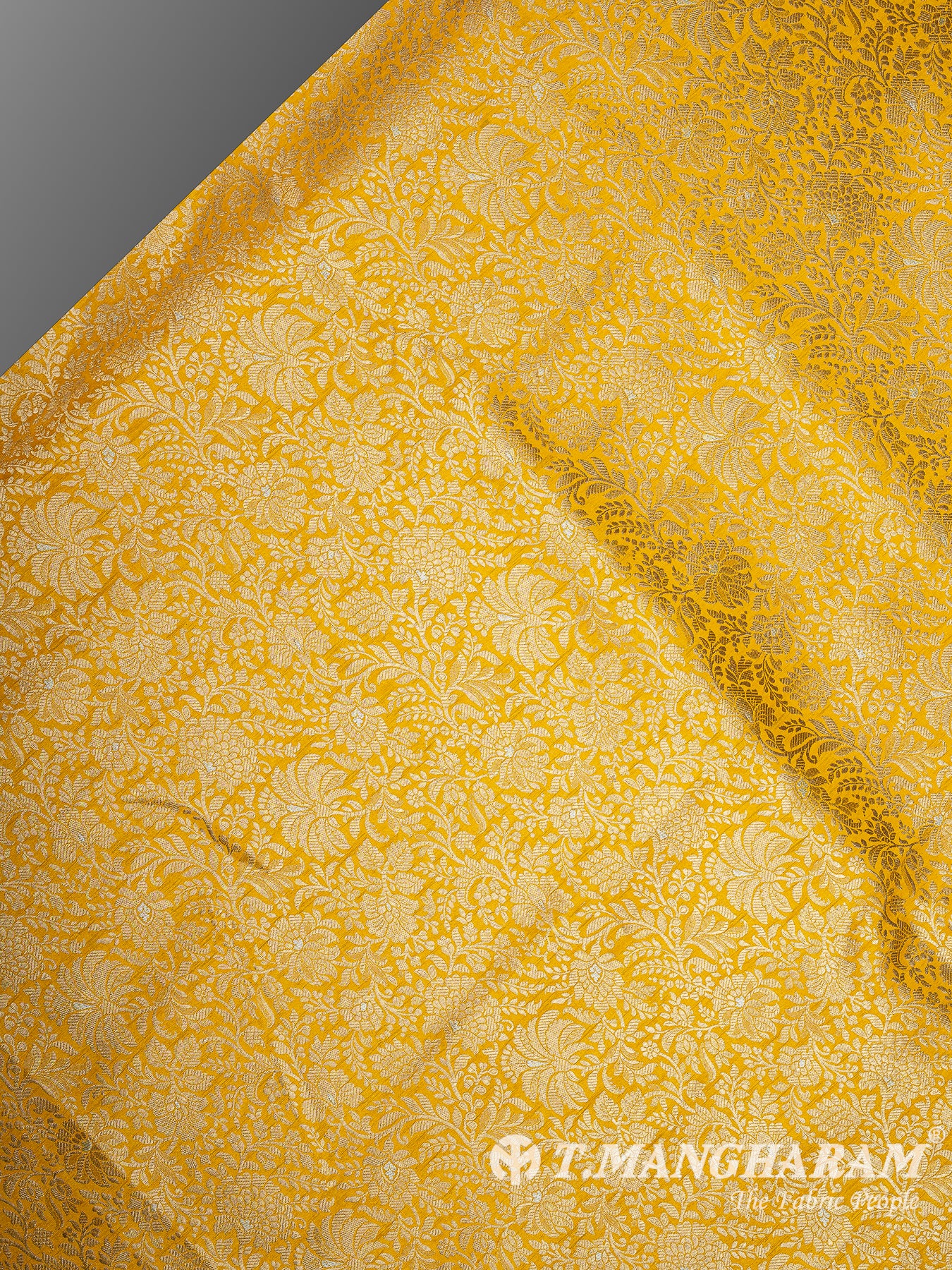 Yellow Banaras Fabric - EB9865