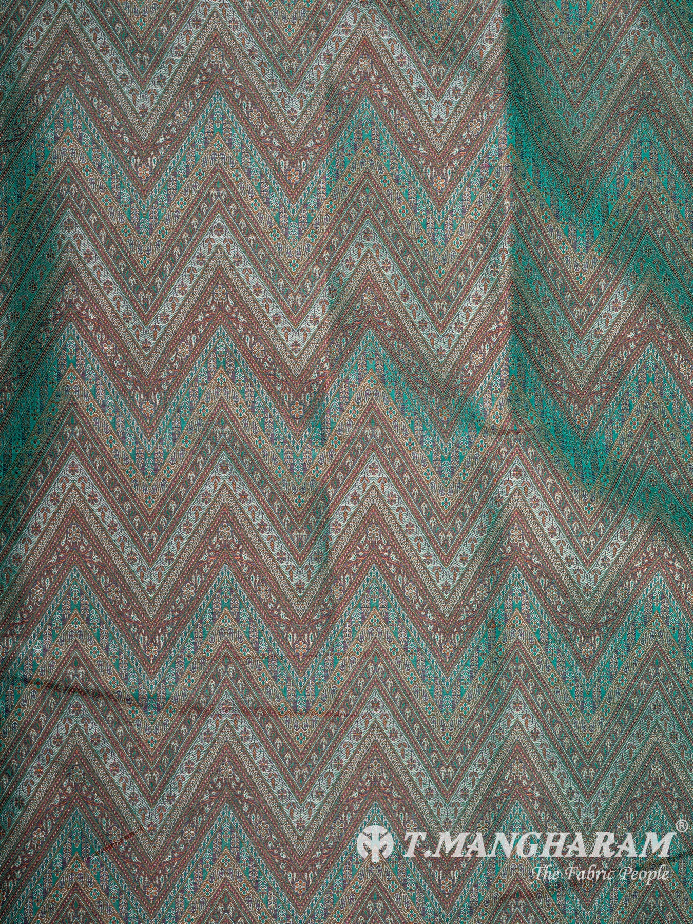 Green Banaras Fabric - EB9859