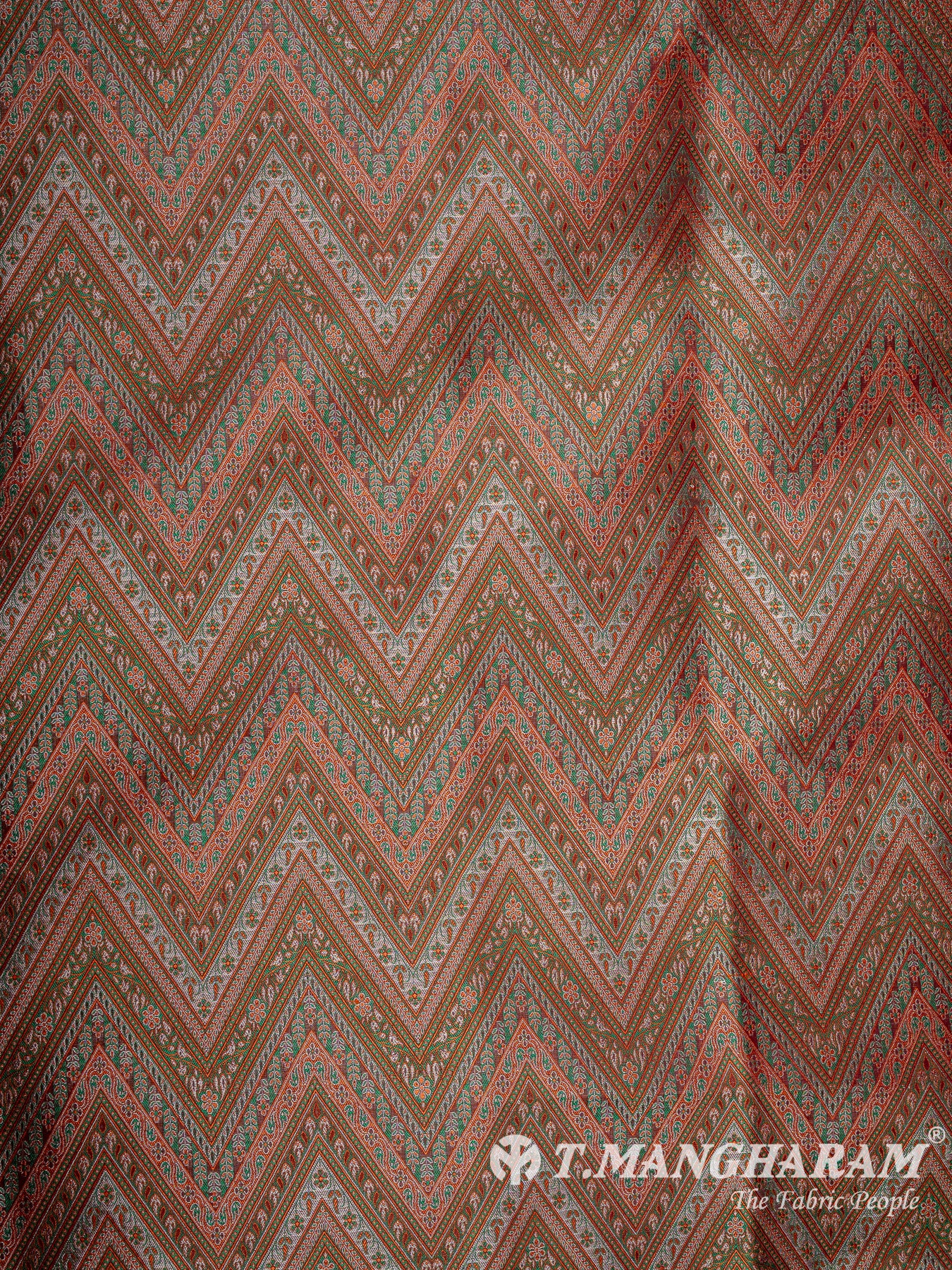 Brown Banaras Fabric - EB9860