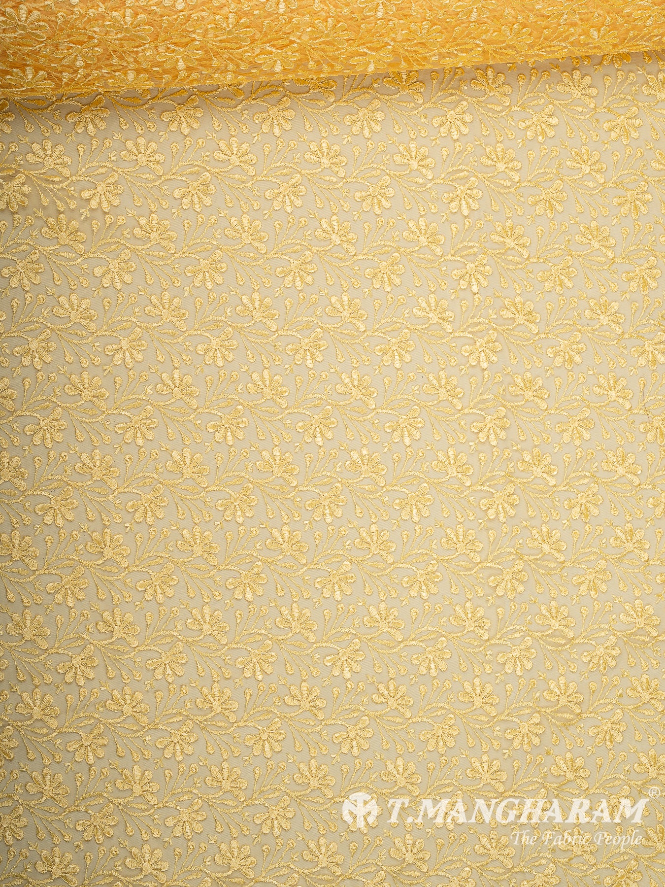 Yellow Net Fabric - EB9930