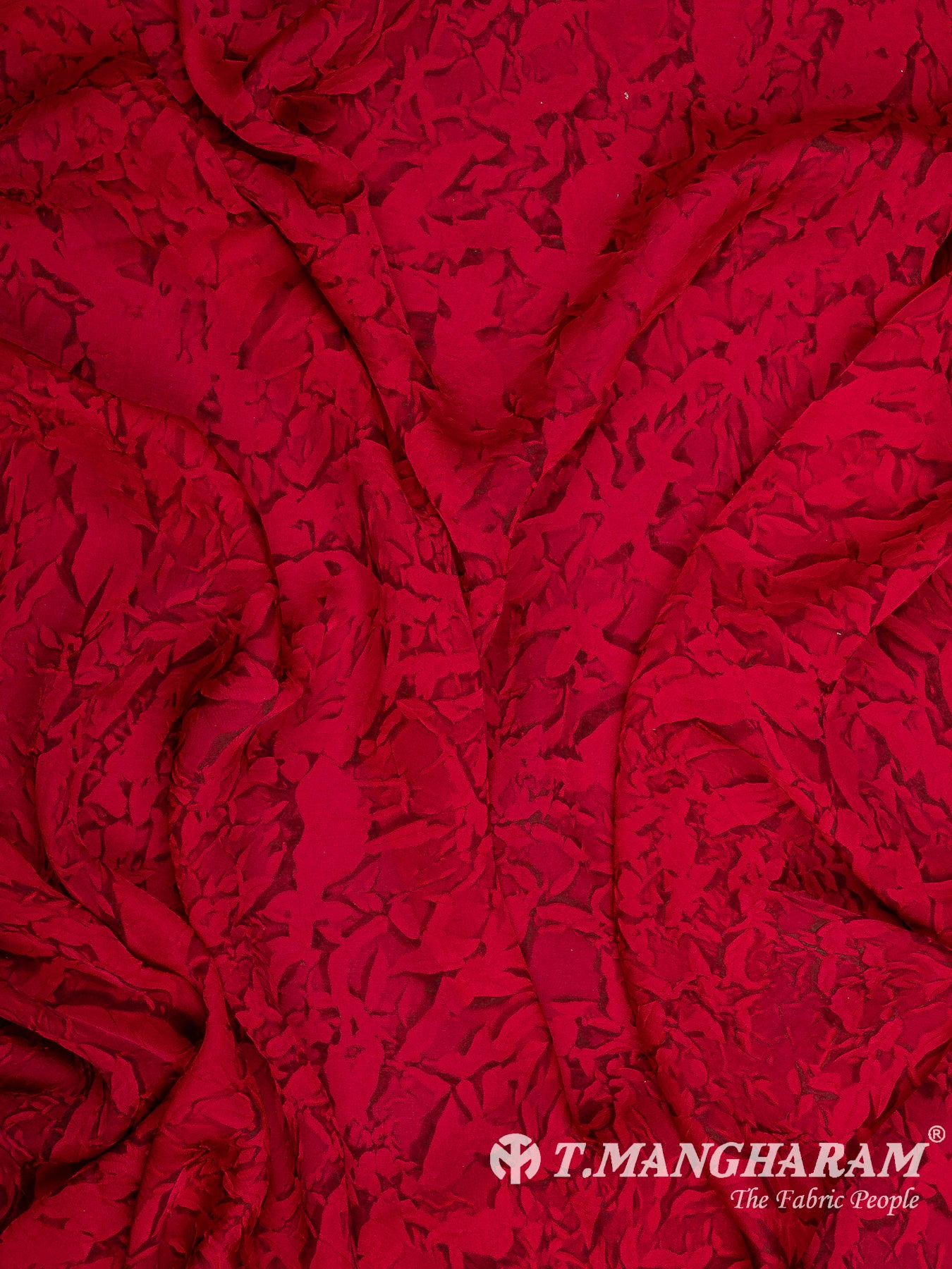 Red Satin Fabric - EC13518