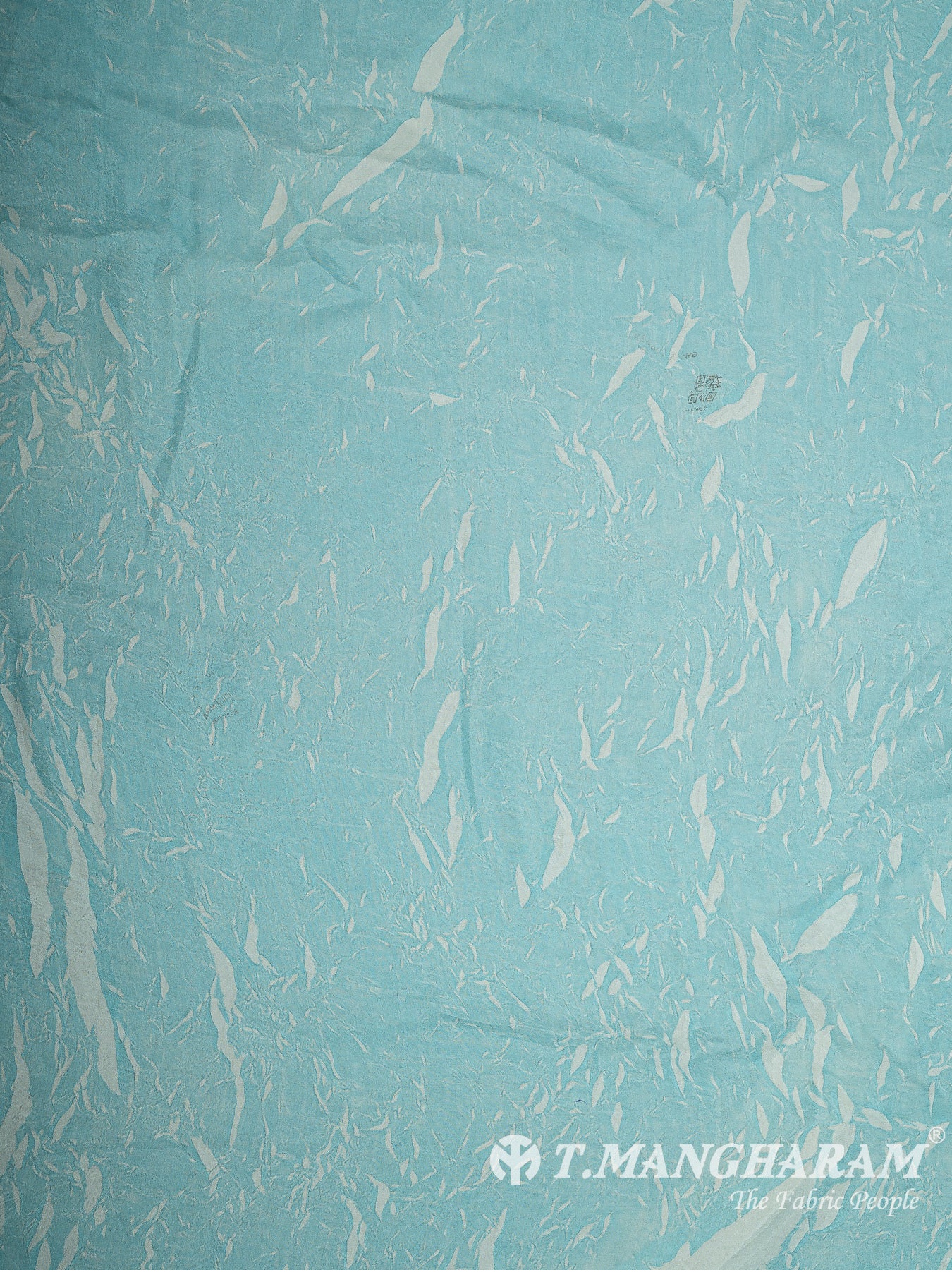 Blue Satin Fabric - EC13498