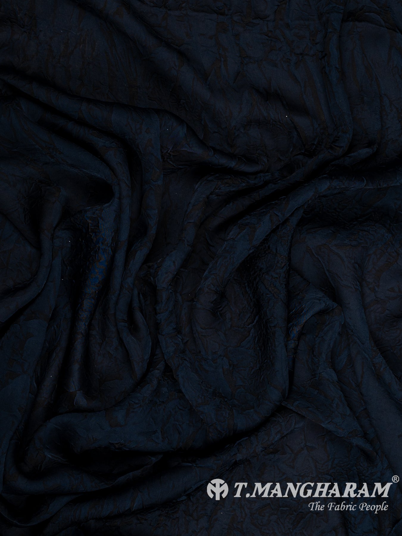 Blue Satin Fabric - EC13503