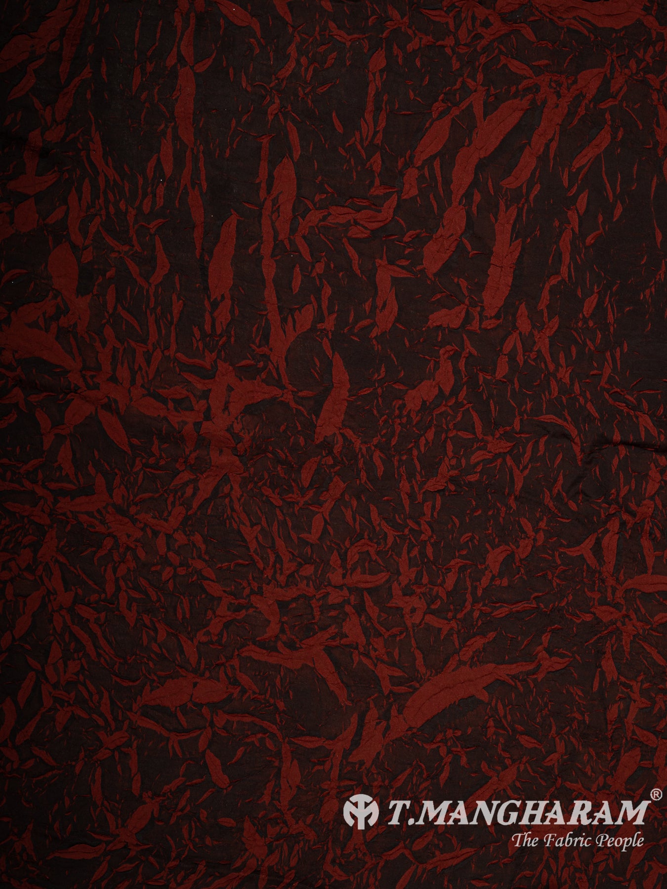 Maroon Satin Fabric - EC13501