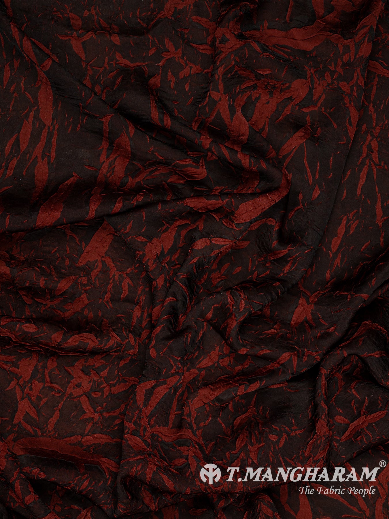 Maroon Satin Fabric - EC13501