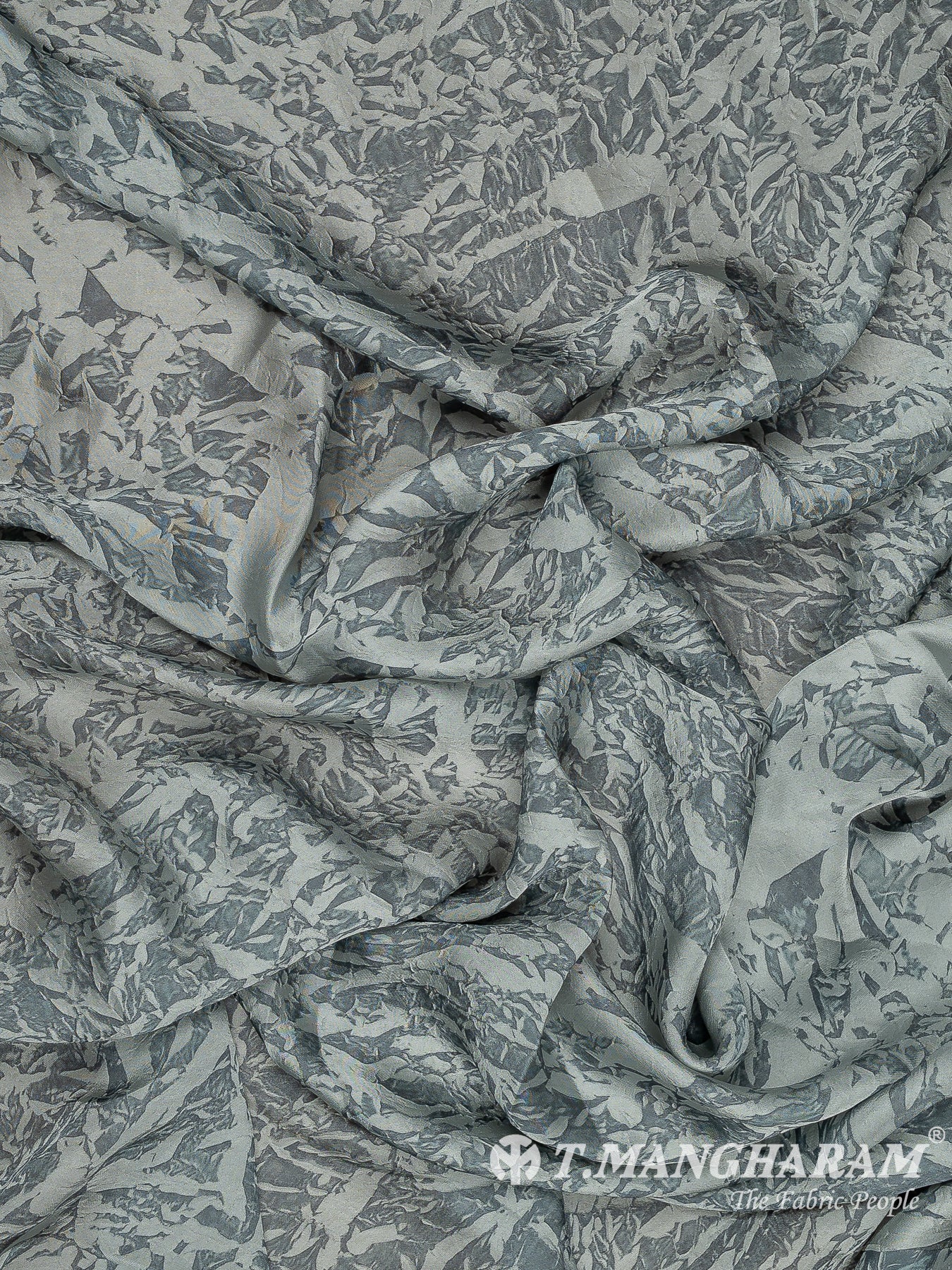 Grey Satin Fabric - EC13474