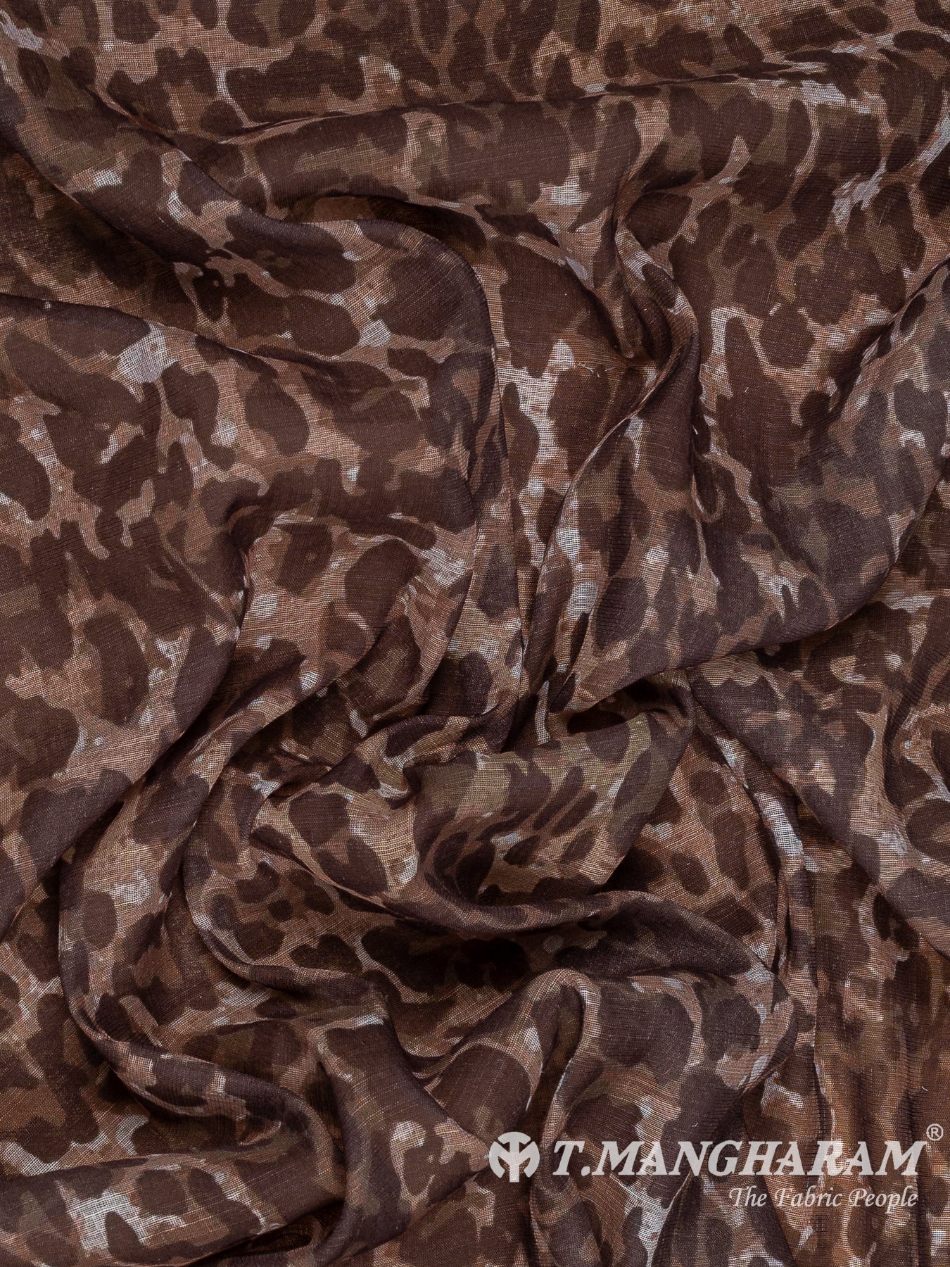 Brown Cotton Fabric - EC12602
