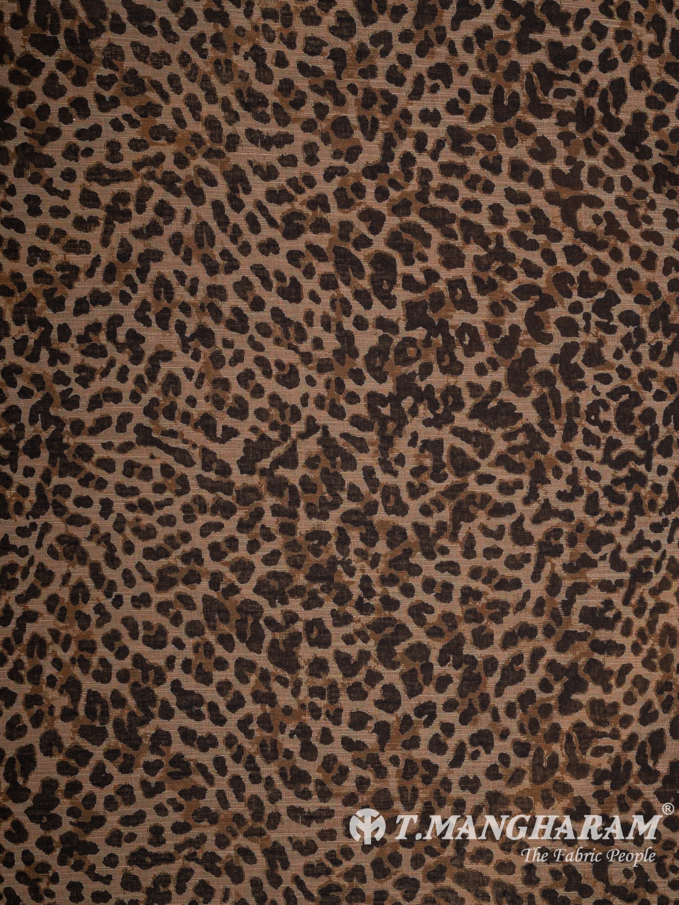 Brown Cotton Fabric - EC12601