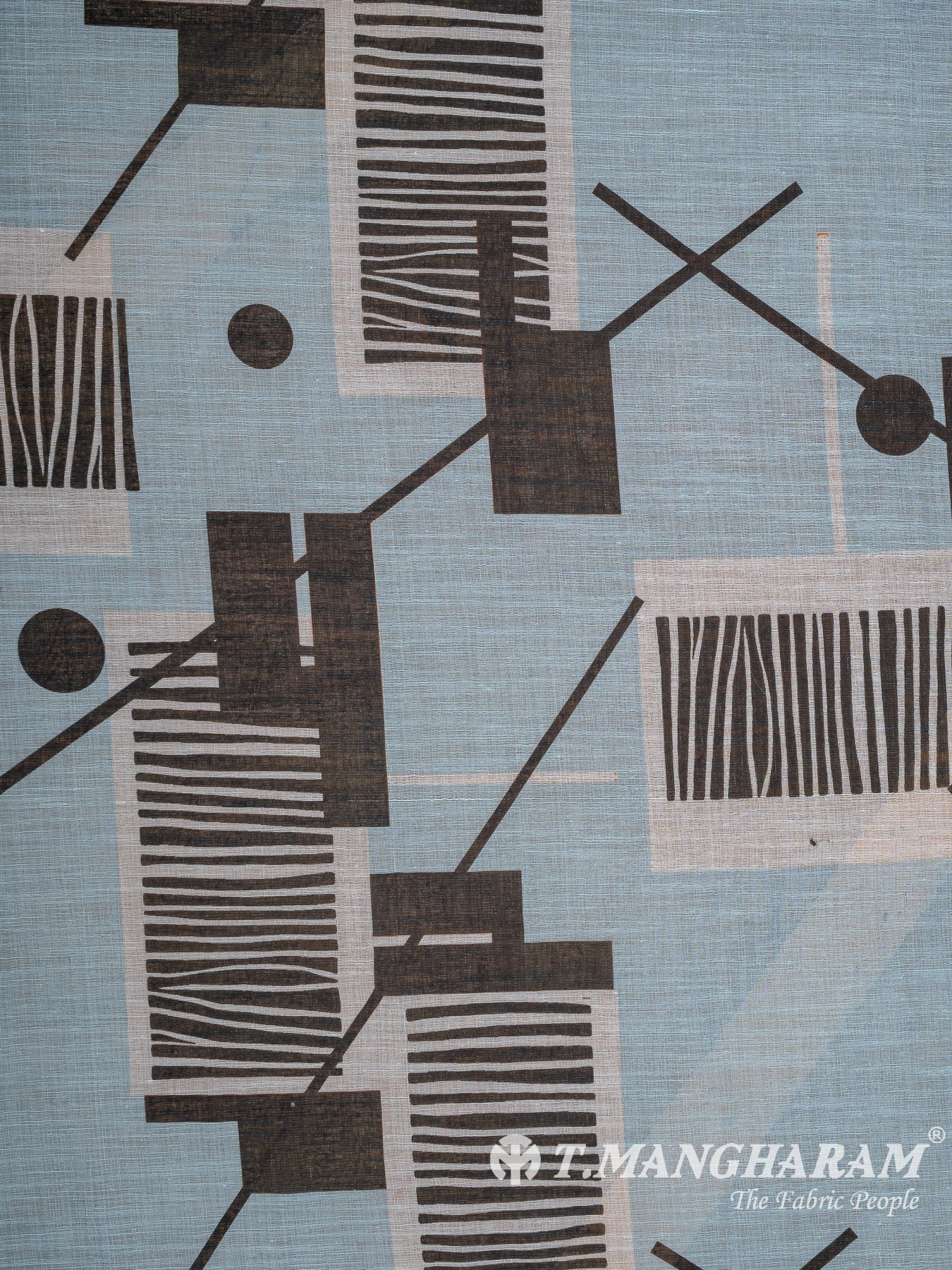 Blue Cotton Fabric - EC12605