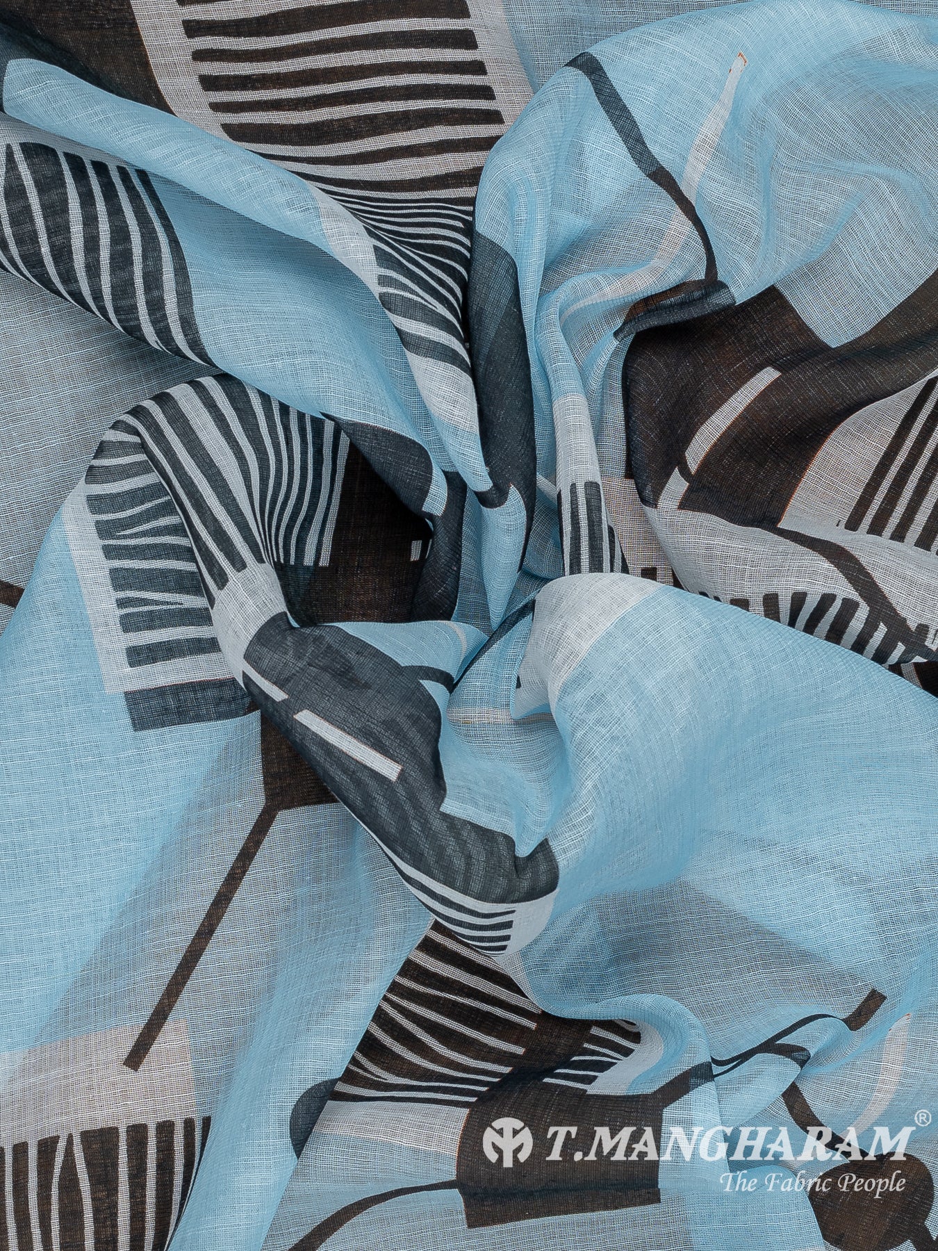 Blue Cotton Fabric - EC12605