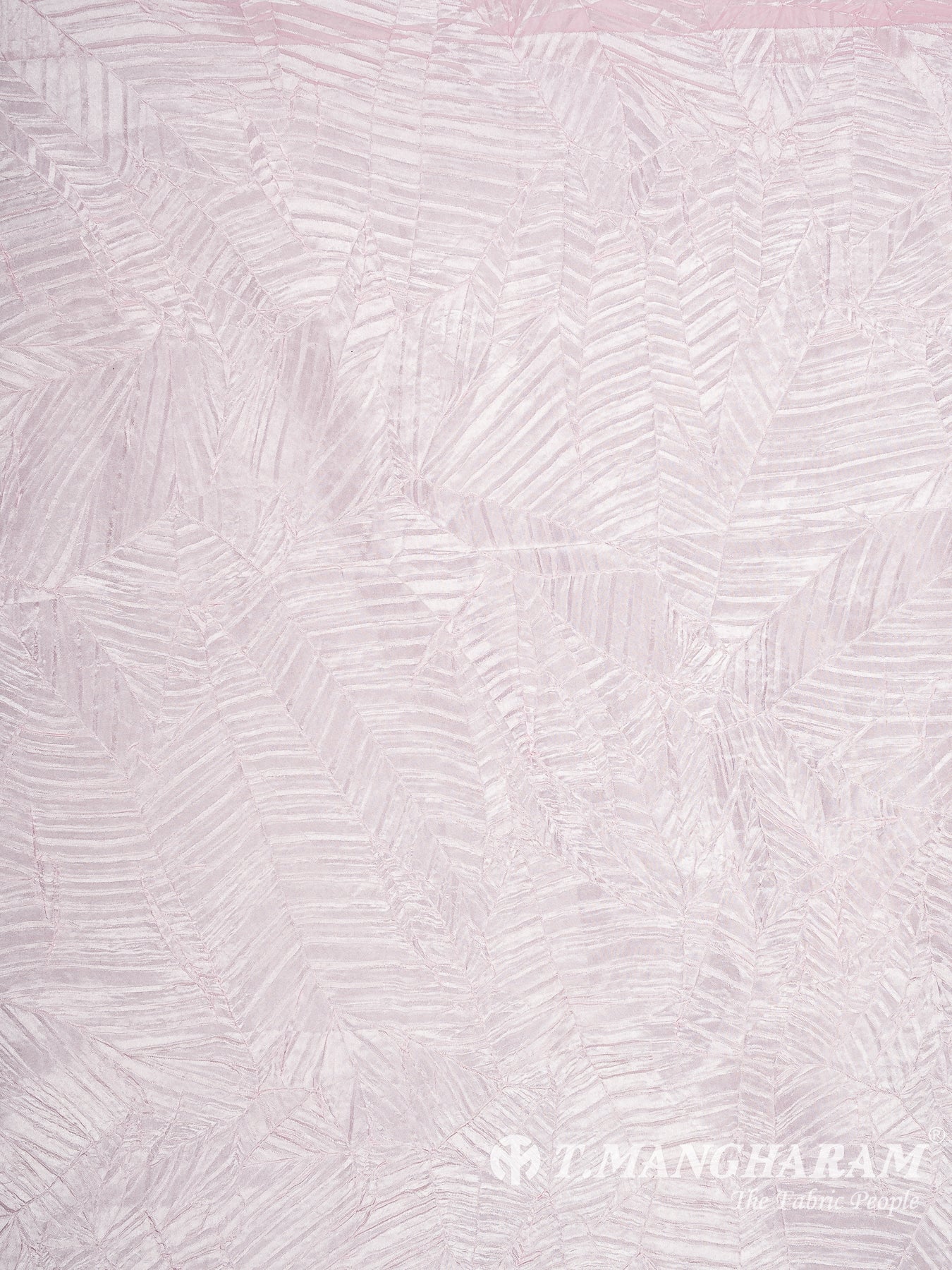 Pink Embossed Satin Fabric - EB10079