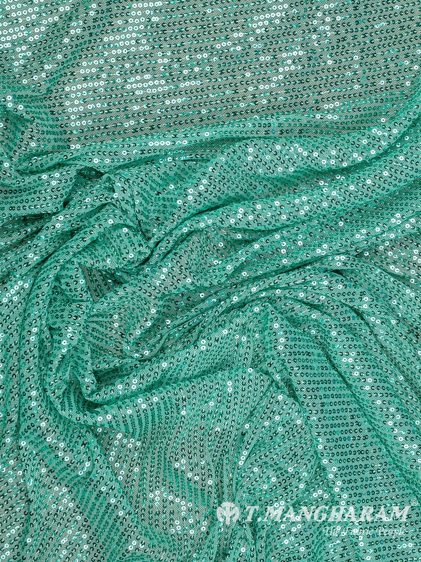 Green Stretch Net Fabric - EC13296
