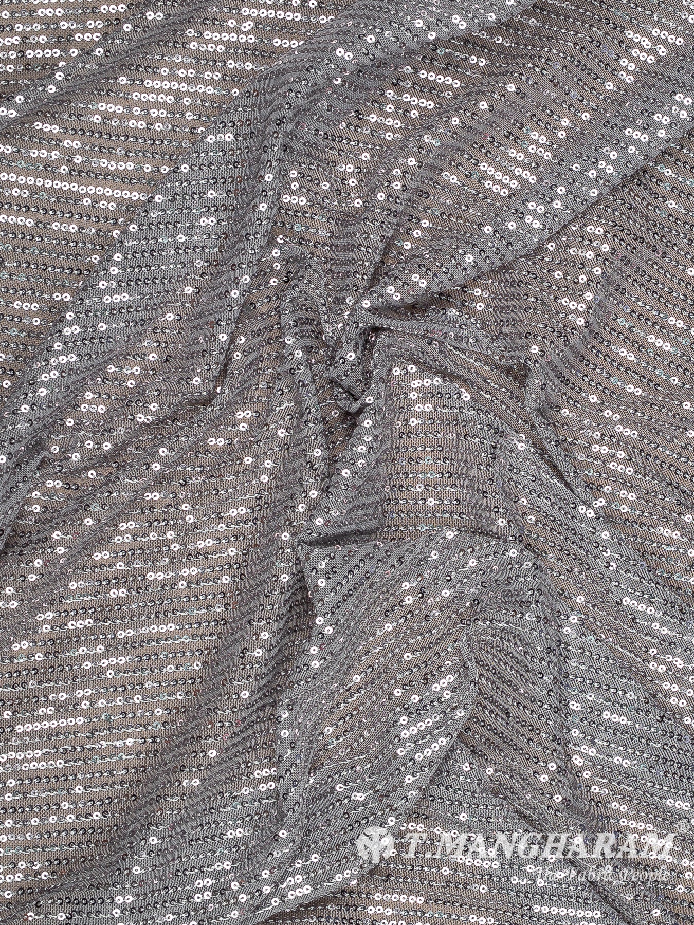 Silver Stretch Net Fabric - EC13301