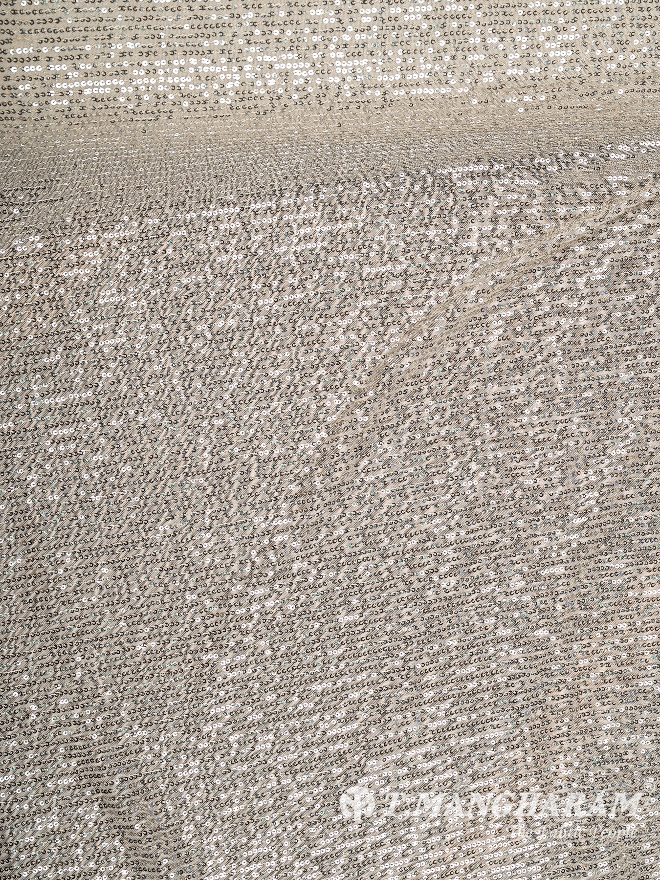 Beige Stretch Net Fabric - EC13302