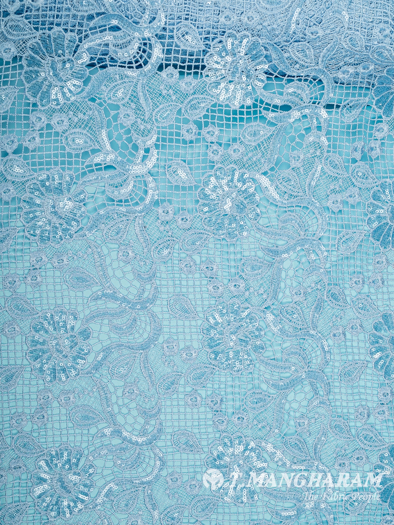Blue Net Fabric - EC13533