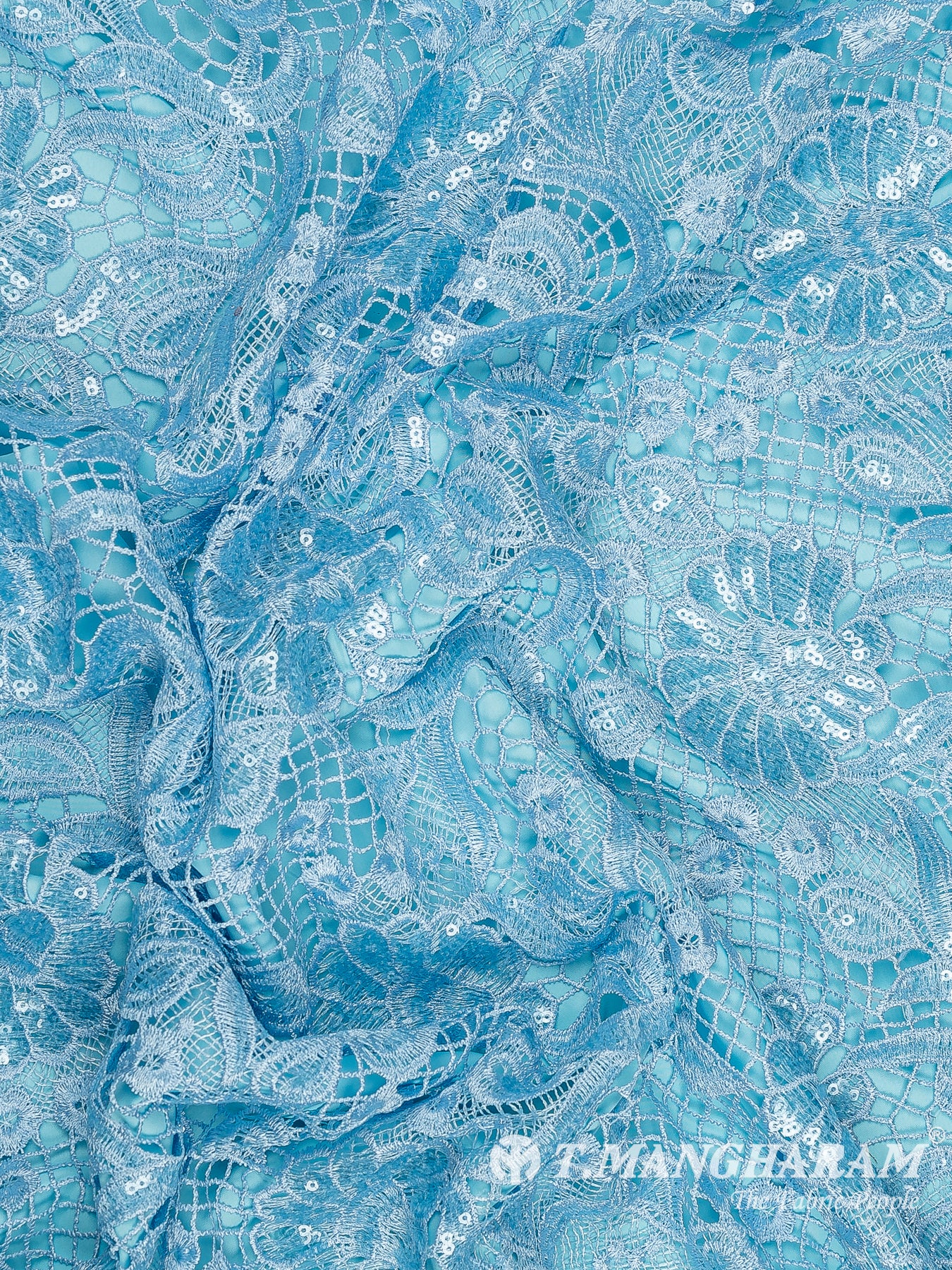 Blue Net Fabric - EC13533