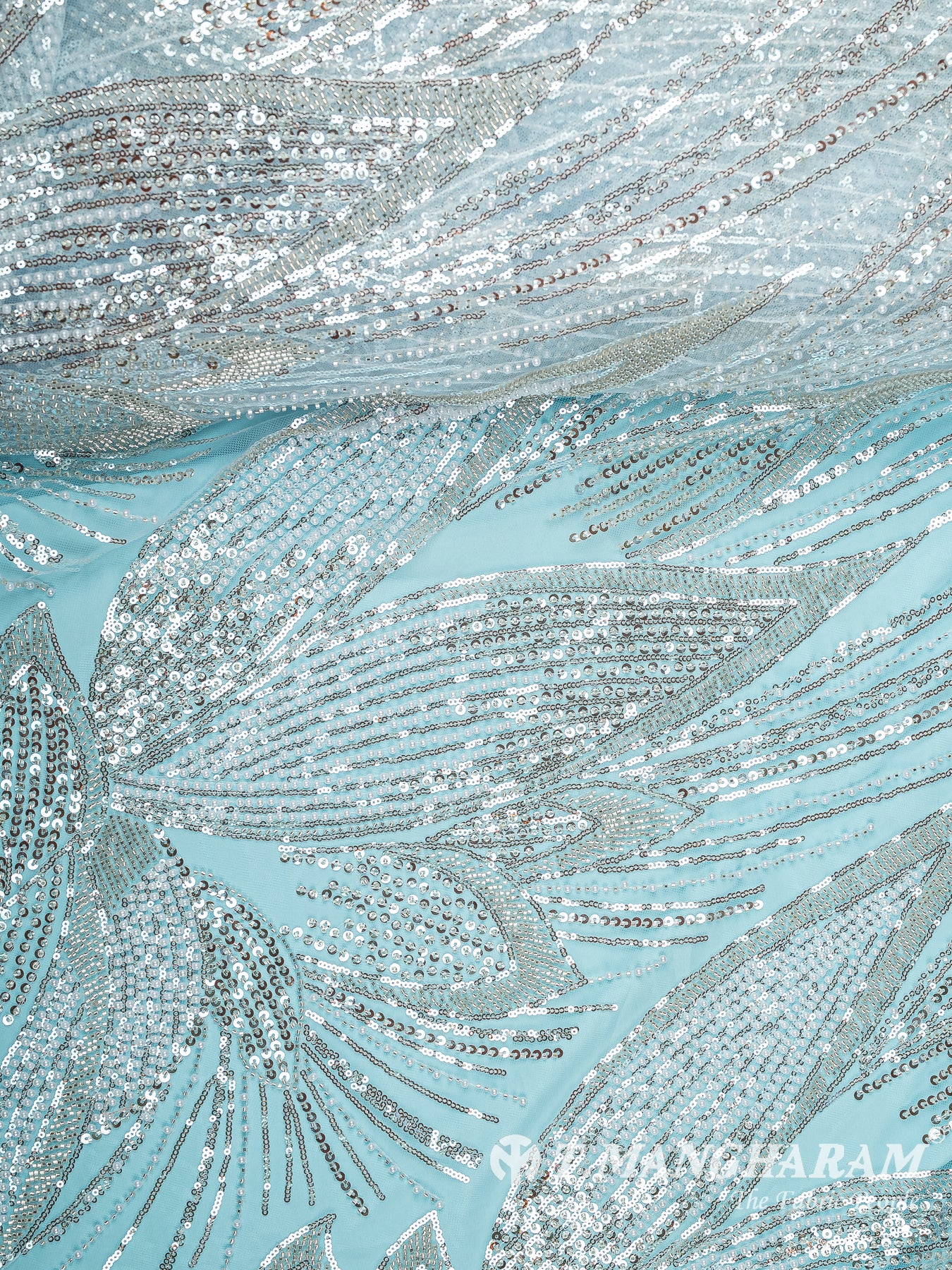 Blue Net Fabric - EC13538