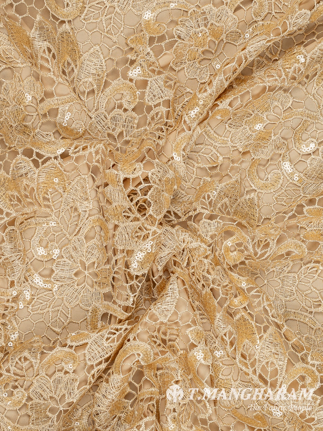 Beige Net Fabric - EC13537