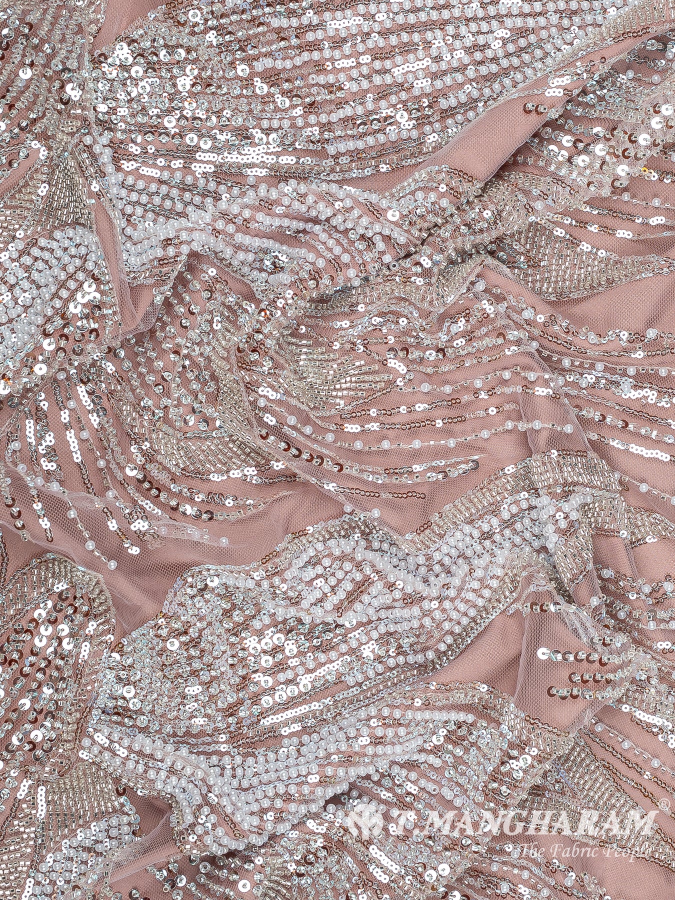 Peach Net Fabric - EC13539