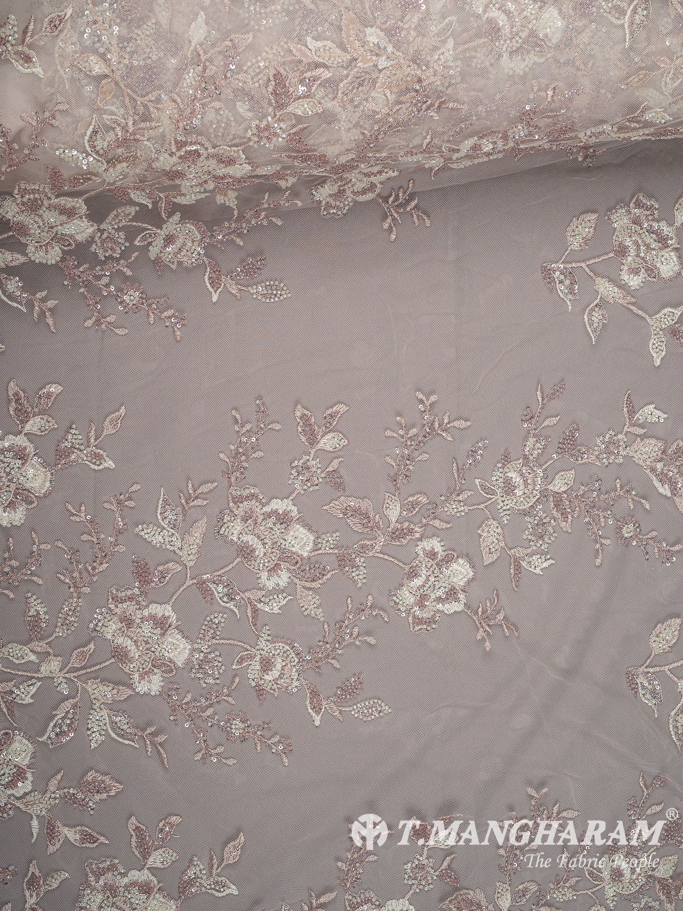 Violet Fancy Net Fabric - EB10088