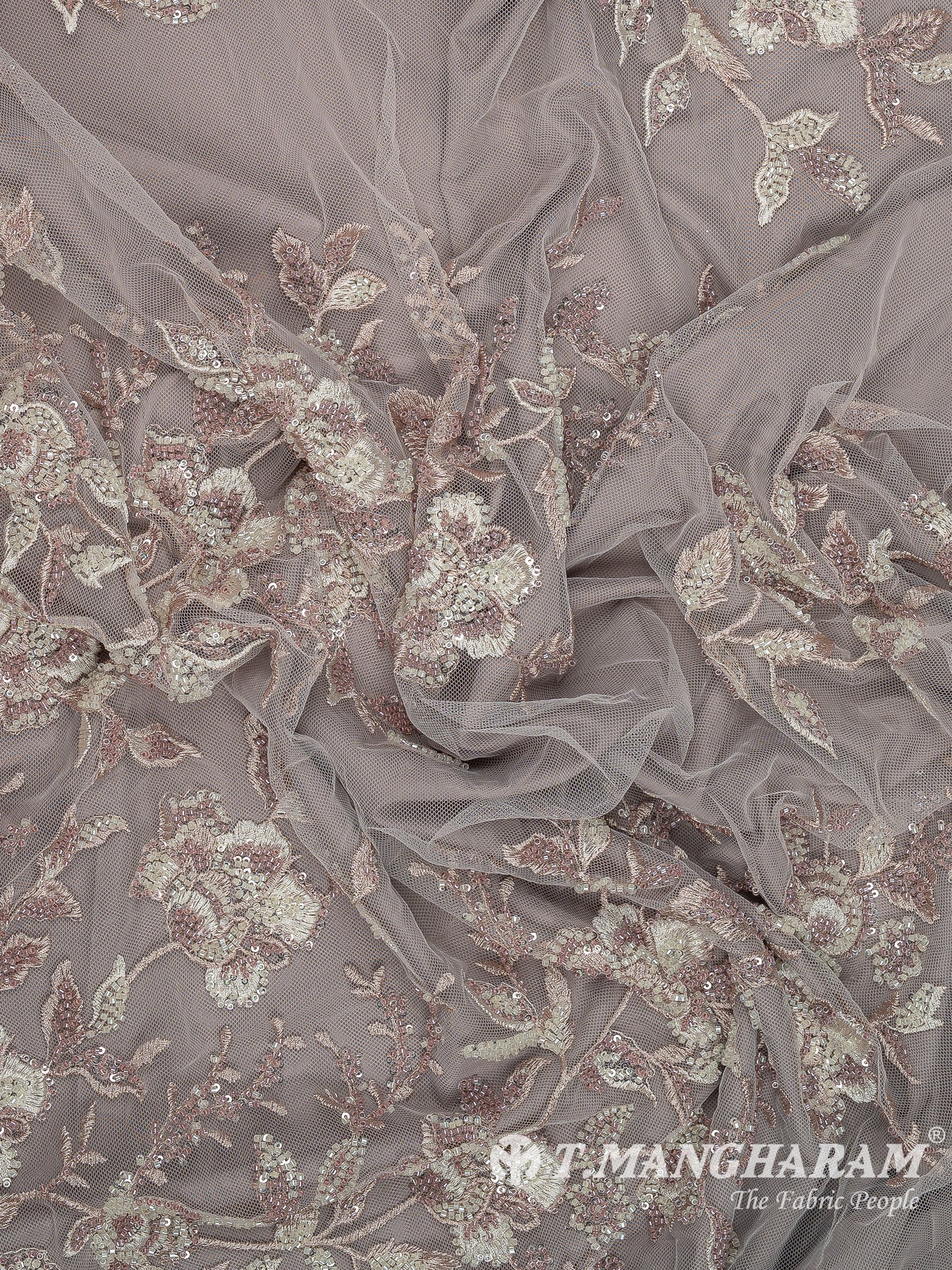 Violet Fancy Net Fabric - EB10088
