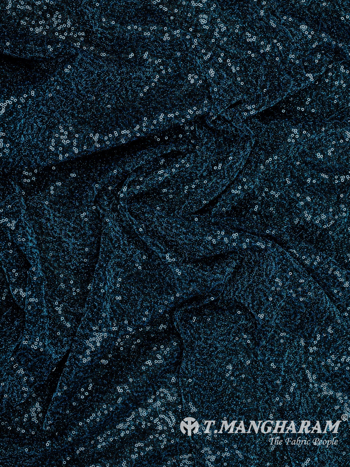 Blue Stretch Net Fabric - EB10101