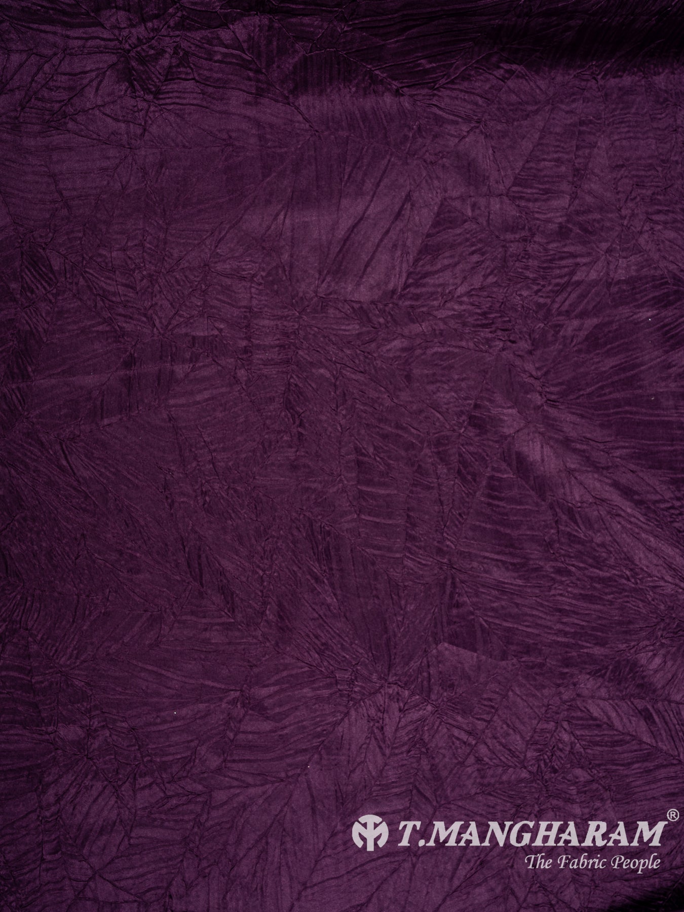 Purple Embossed Satin Fabric - EB10082