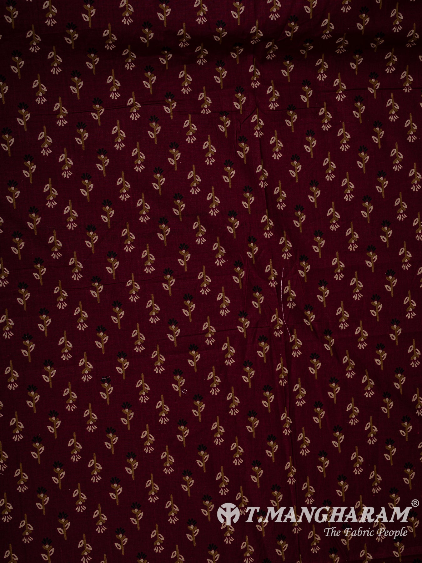 Brown Cotton Fabric - EC13789