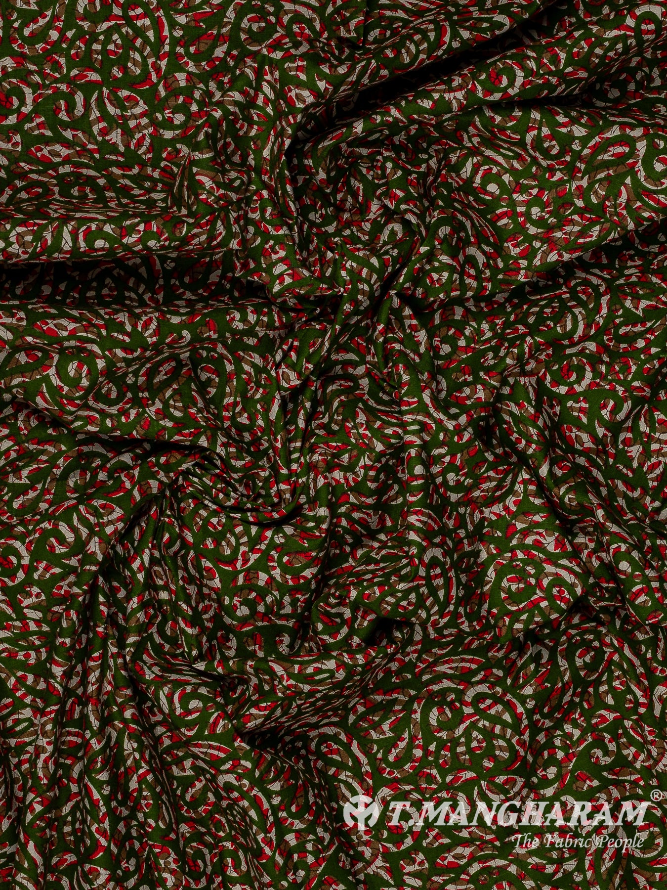 Green Cotton Fabric - EC13778