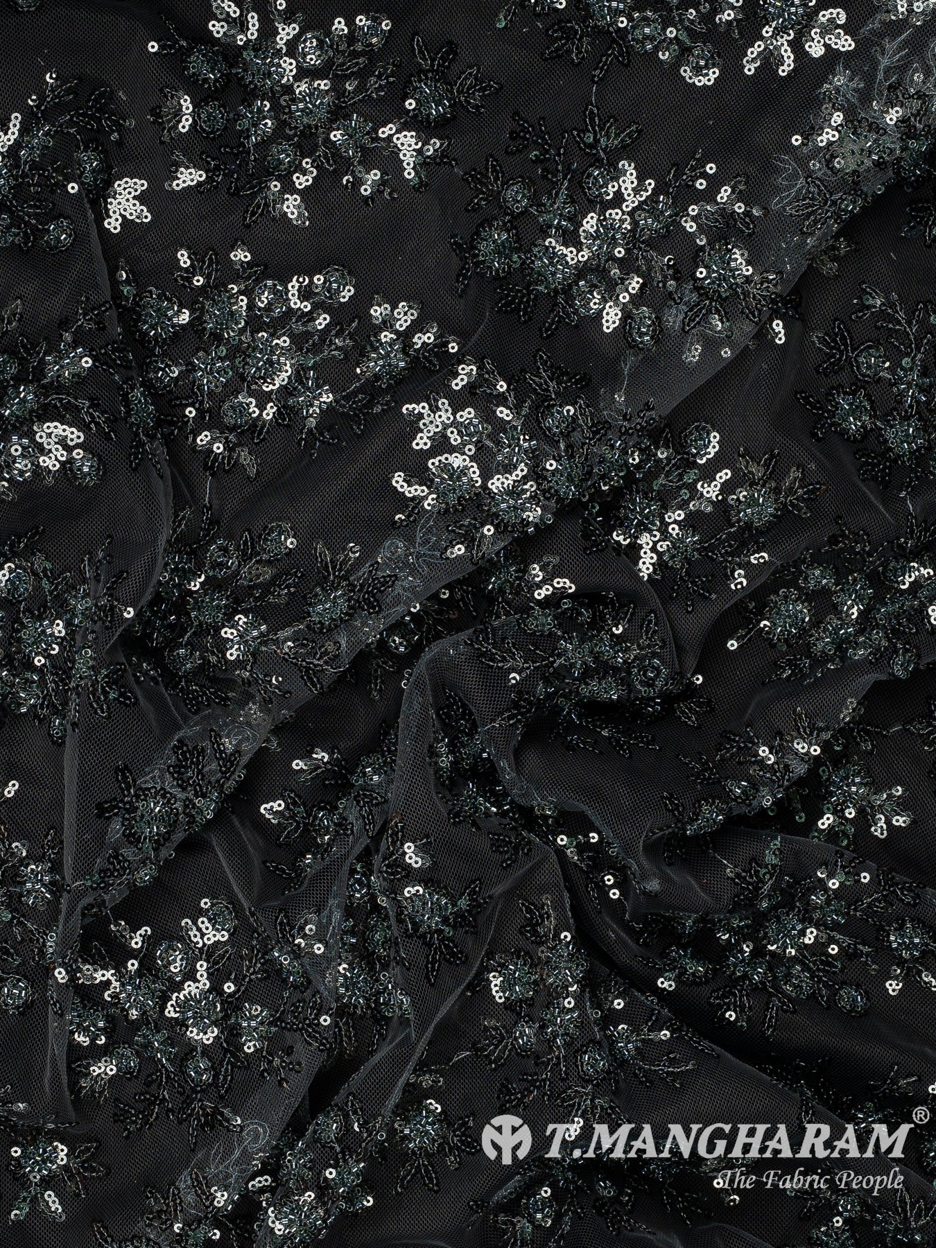 Green Fancy Net Fabric - EC10874