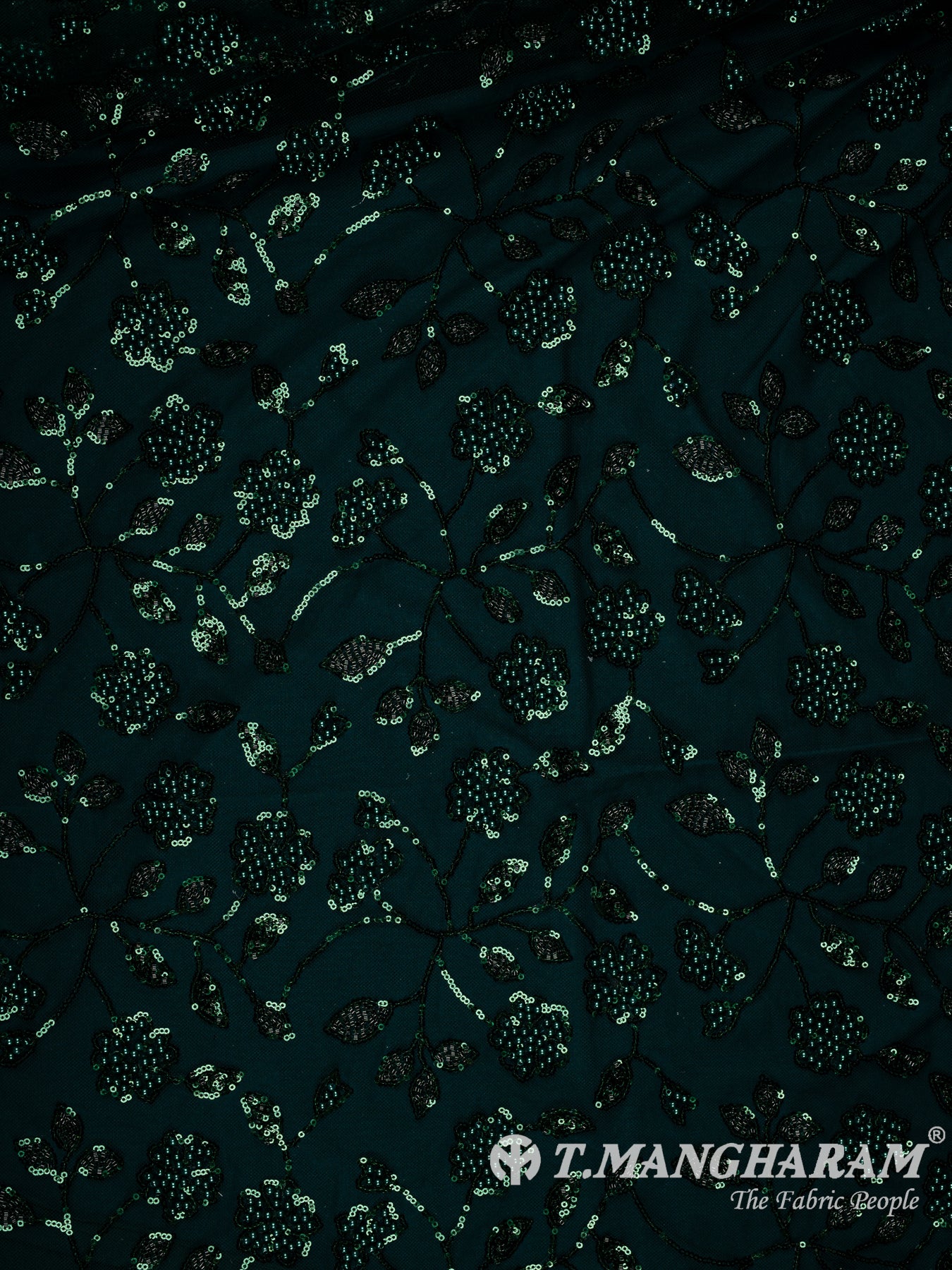 Green Fancy Net Fabric - EC13283