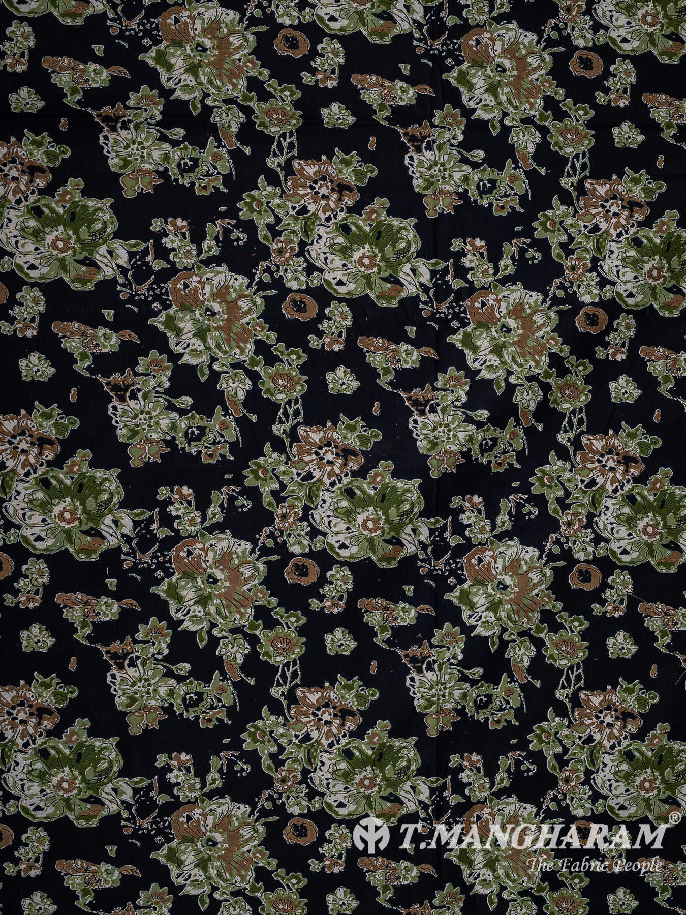 Black Cotton Fabric - EC13791